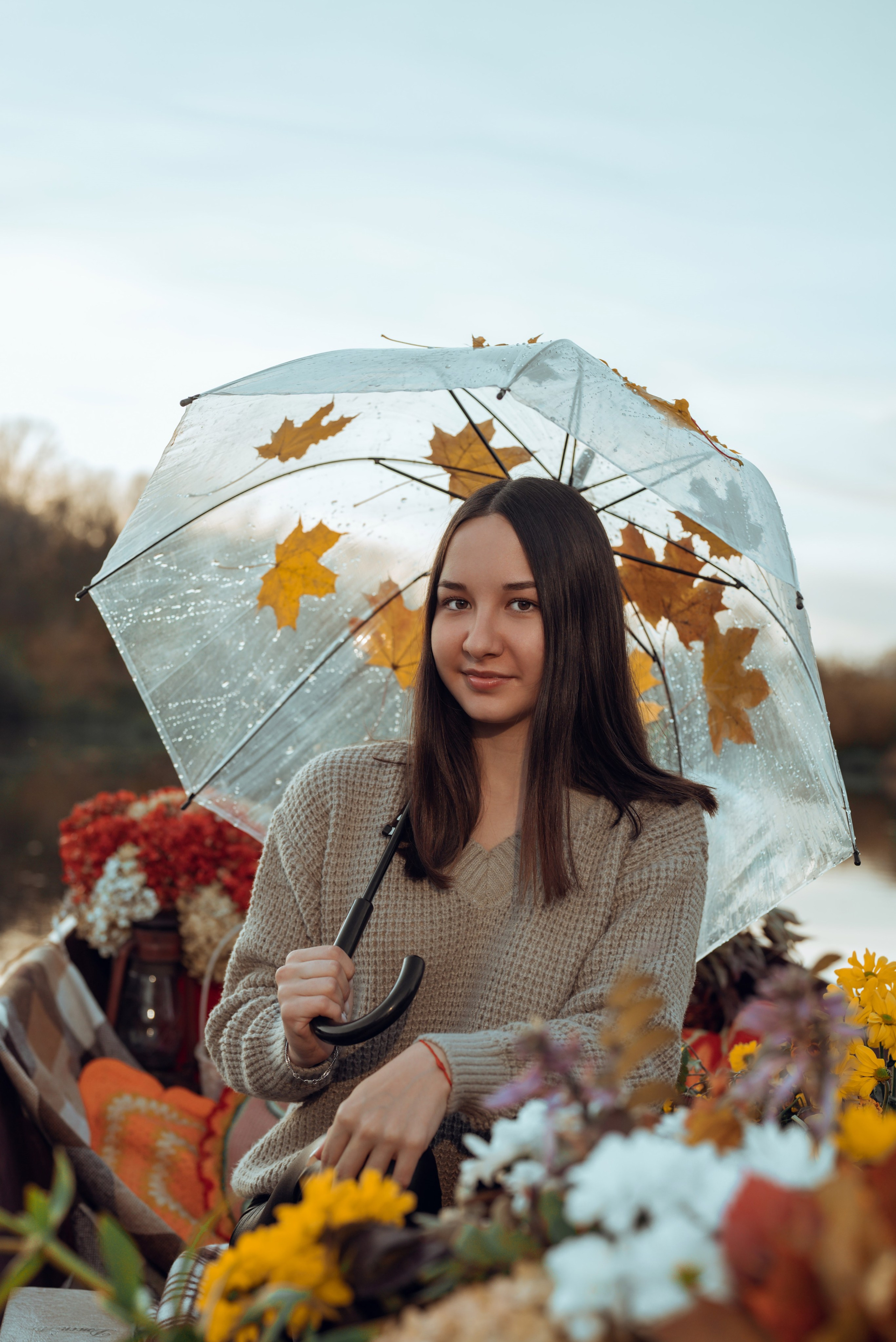 Фотопроект с осенней лодкой