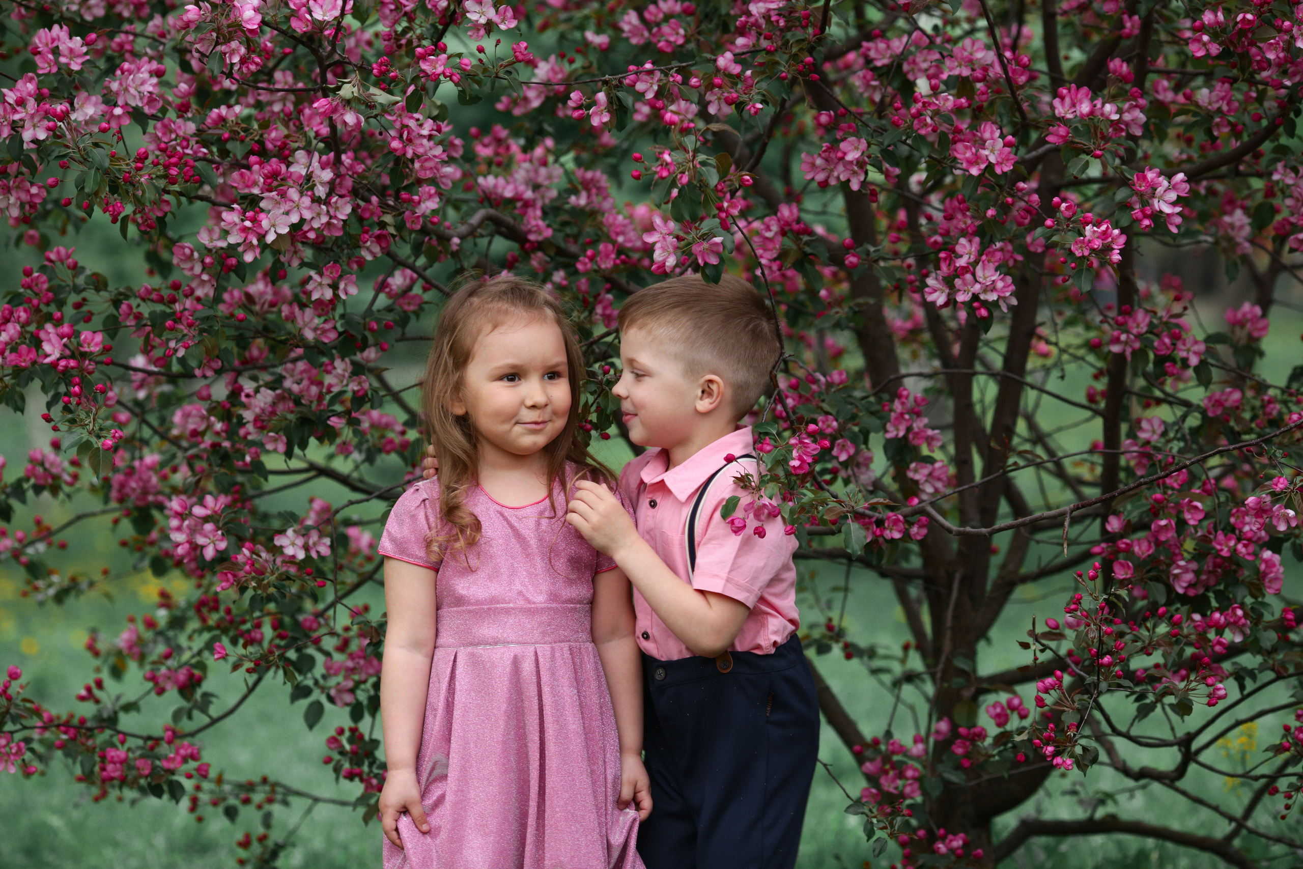 Фотосессия в цветущих яблоневых садах. Свадебный и репортажный фотограф (Москва, Королев и другие)
