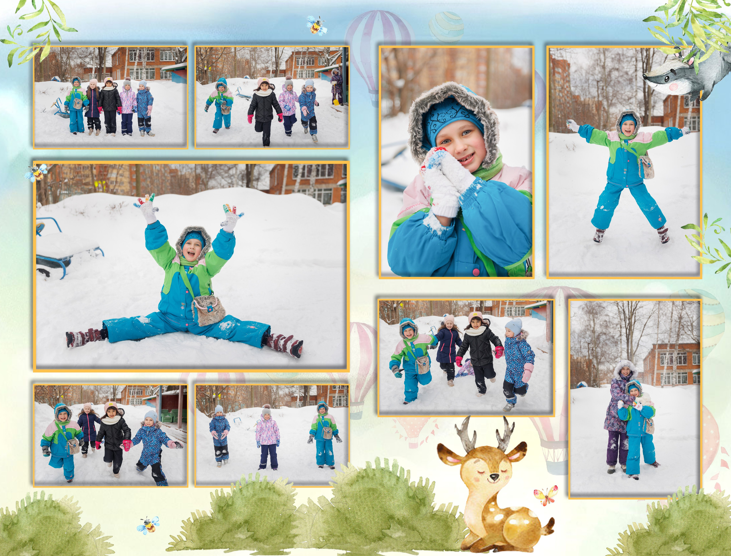 ДС на 10 разворотов индивидуальй. Семейный и индивидуальный фотограф в Химках и Москве