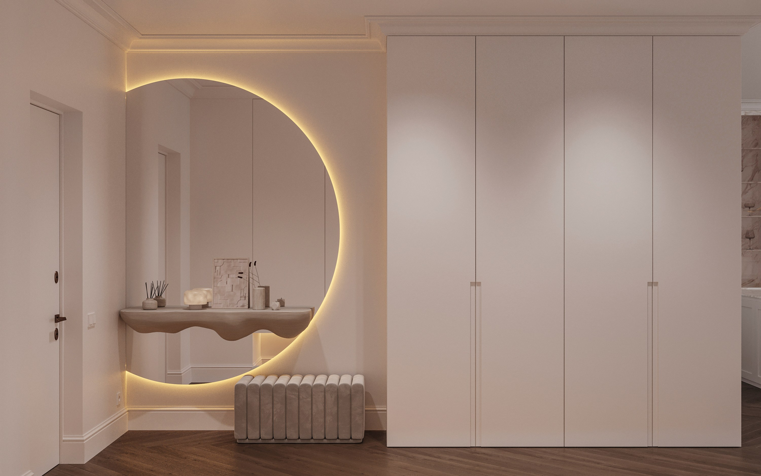 MODERN ELEGANCE | CONCEPTUAL PROJECT. Interior Visualization by Valerie Stetyukevich