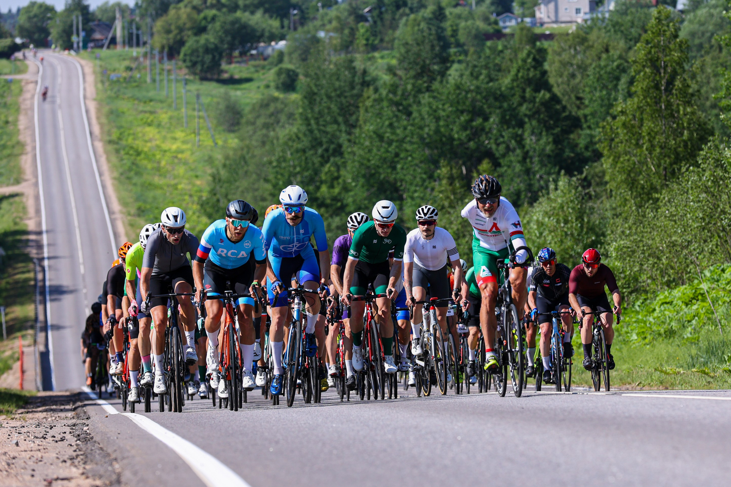 Шоссейные велогонки. Спортивный фотограф Денис Веселов в Нижнем Новгороде
