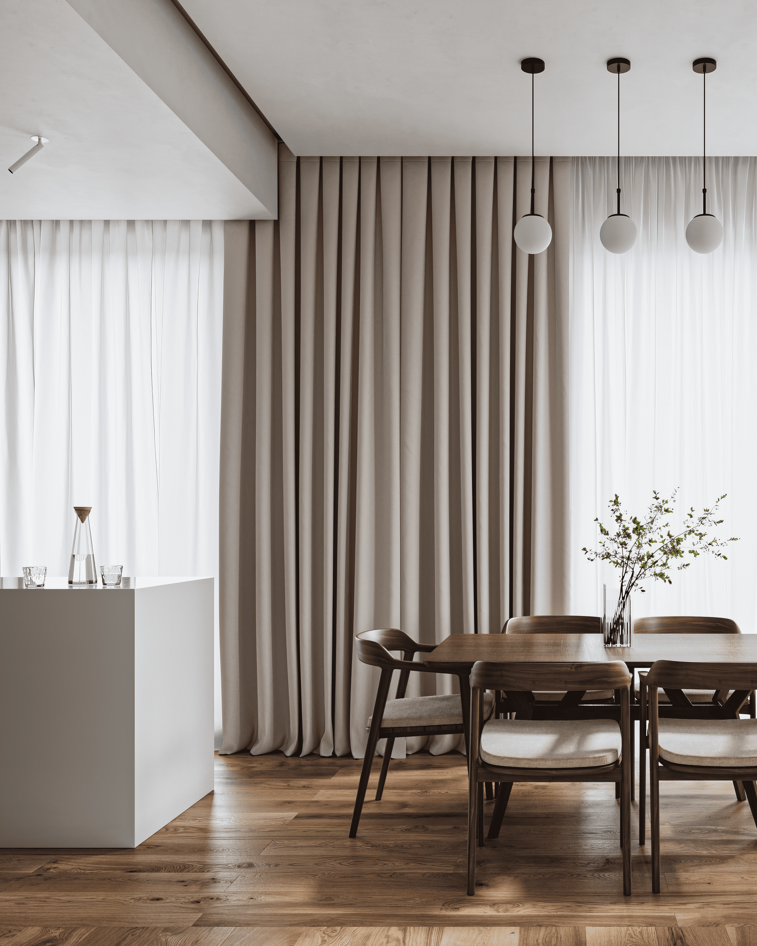 Project 04 · Kitchen Space. Navet3D — визуализация пространства и света