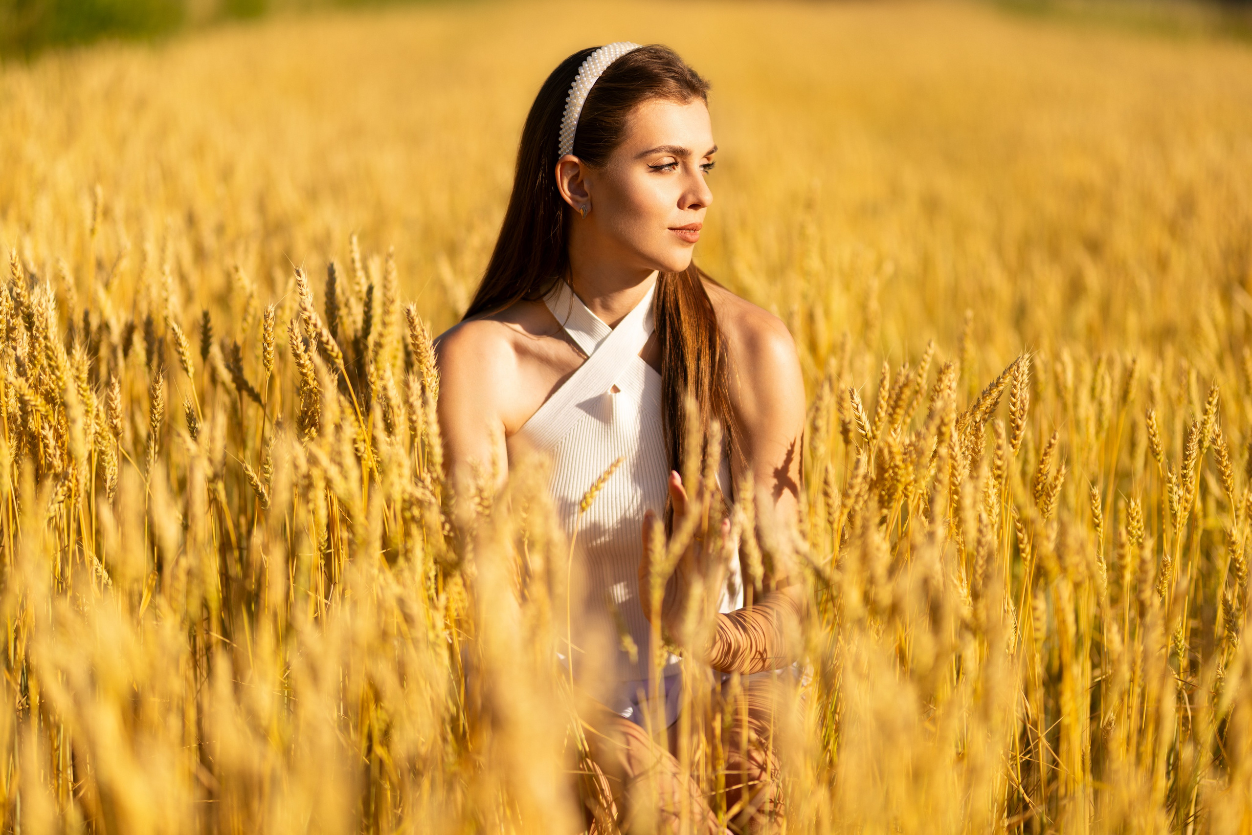 Съемка с Кариной в поле с лавандой в формате для «себя». Дмитрий Шульгин, портретный фотограф в Воронеже