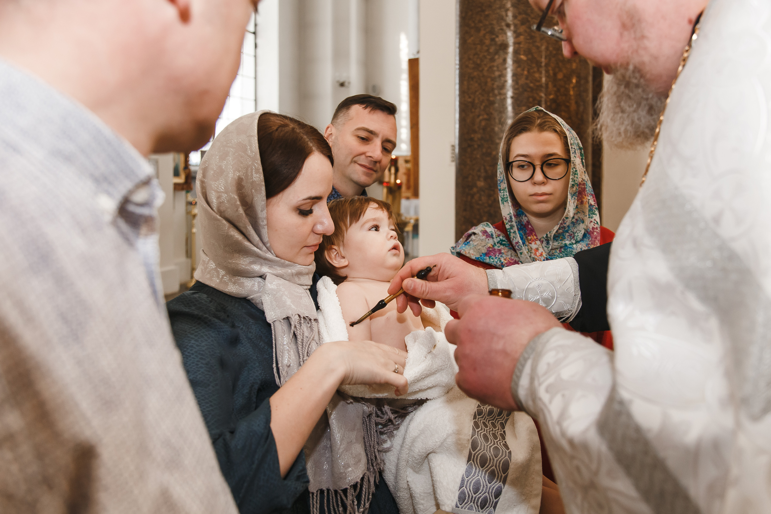 Фотосъемка таинства крещения в СПб