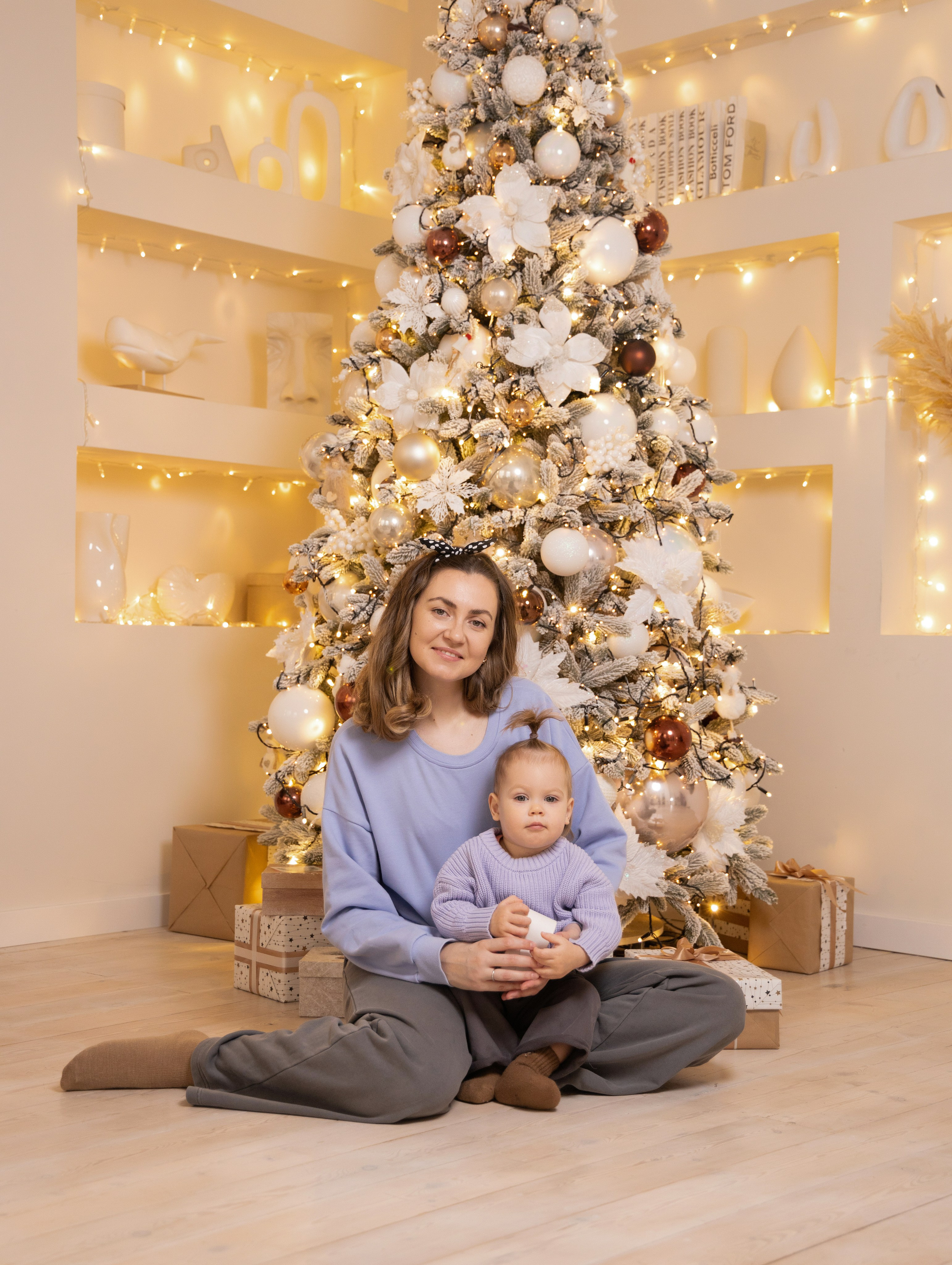 Новогодняя семейная фотосессия. Фотограф НСК-Кем-СПБ Александра Фомич