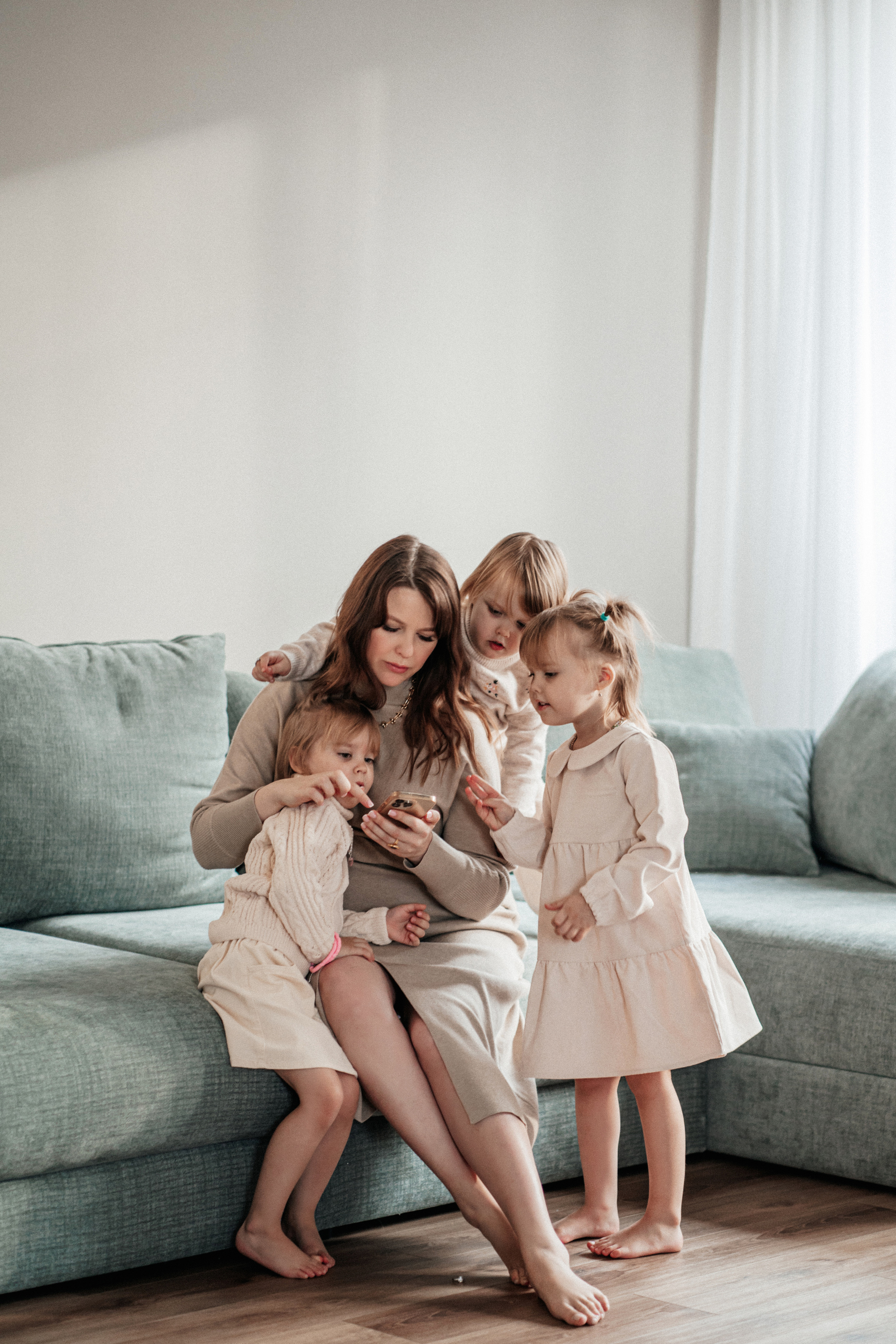 Четверняшки ждут братика. Семейный фотограф, фотосессия беременности в Новосибирске Кристина Киб