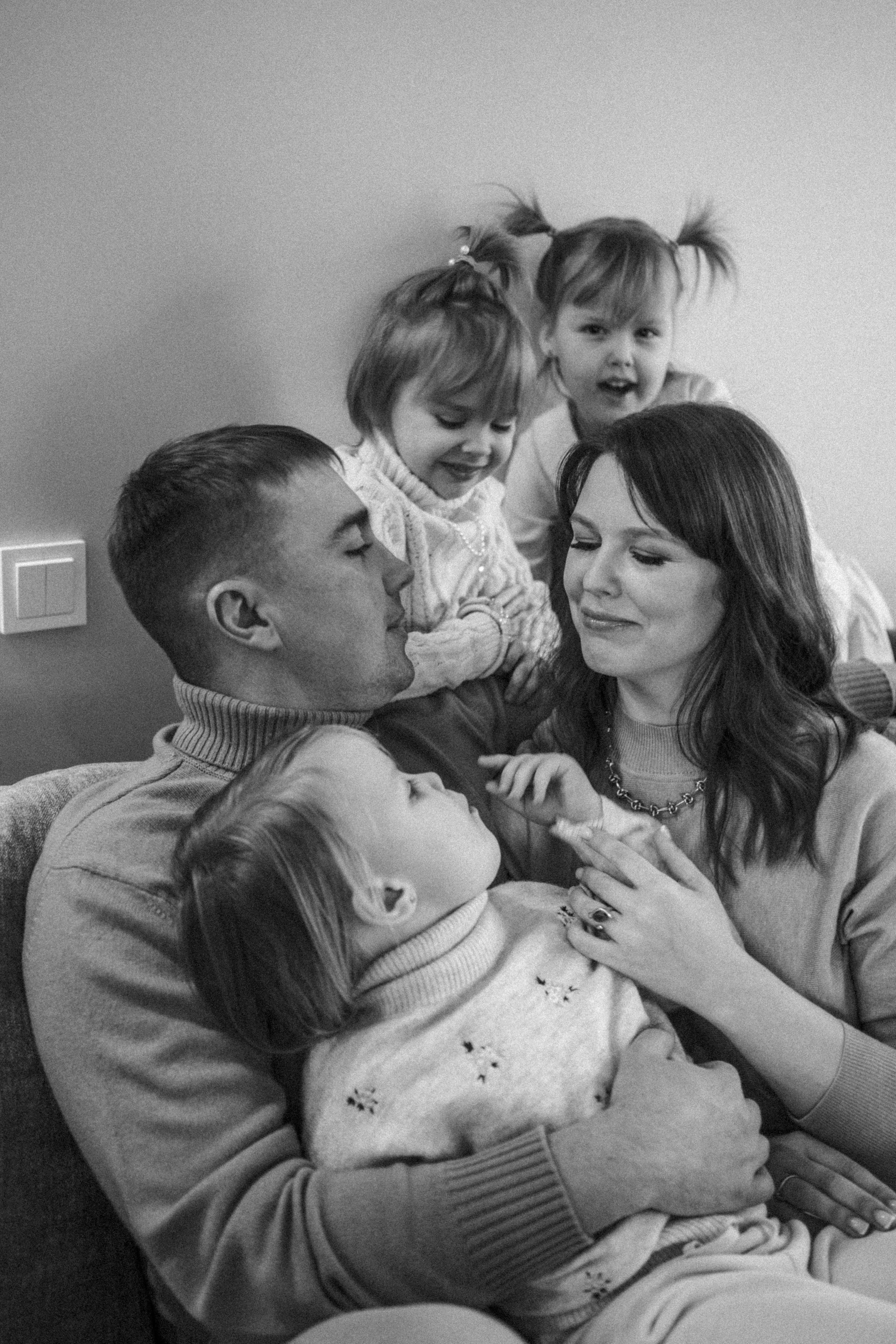 Четверняшки ждут братика. Семейный фотограф, фотосессия беременности в Новосибирске Кристина Киб