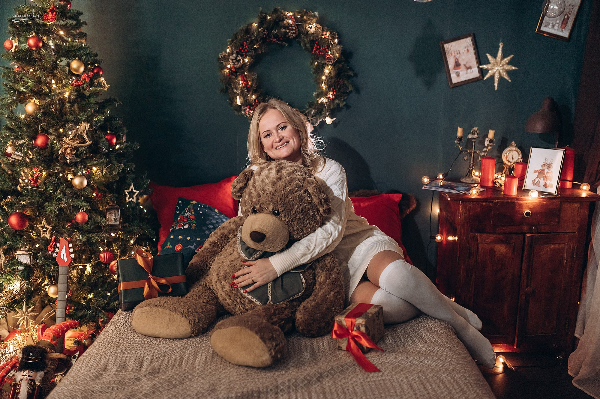 Новогодняя фотостудия в Дубне Кимрах Талдоме. Свадебный фотограф в Дубне Алексей Фонарёв