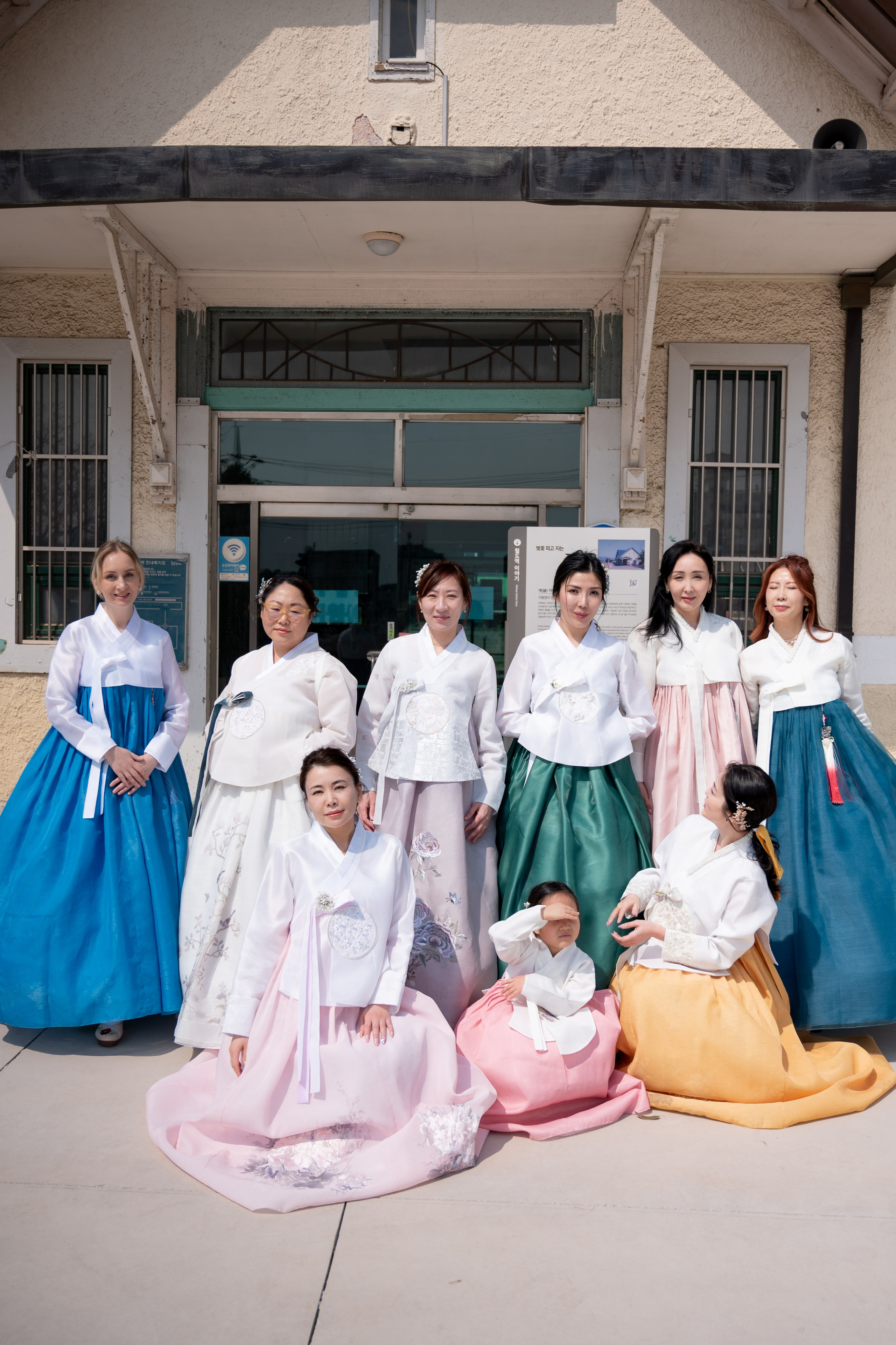 Traditionelle Hanbok Kleidung mieten in Busan Südkorea