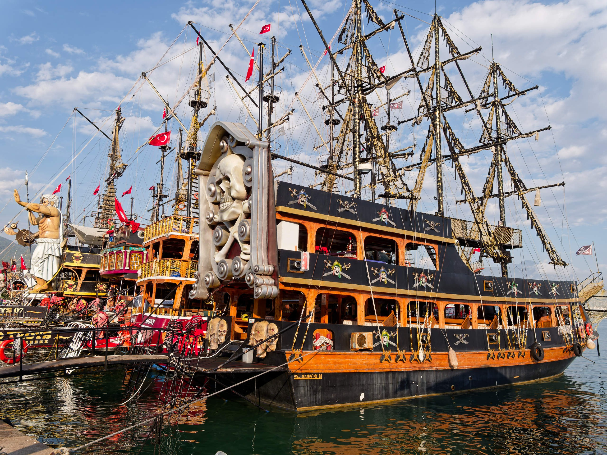 Алания 2025, порт и парк. Избранные фотографии