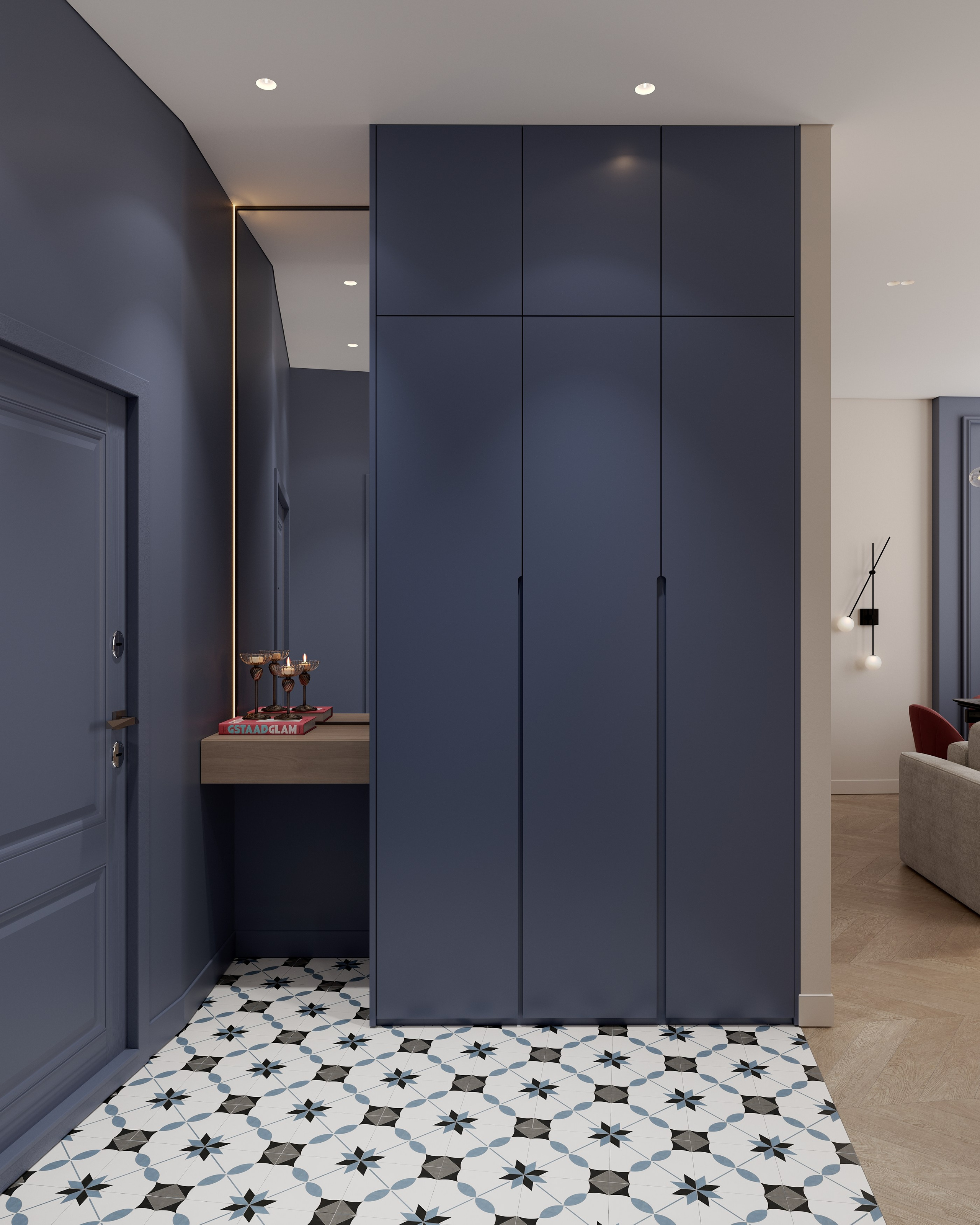 ЖК «Римский, 77.6 м². Мария Воропаева | Дизайн интерьера под ключ Москва и МО