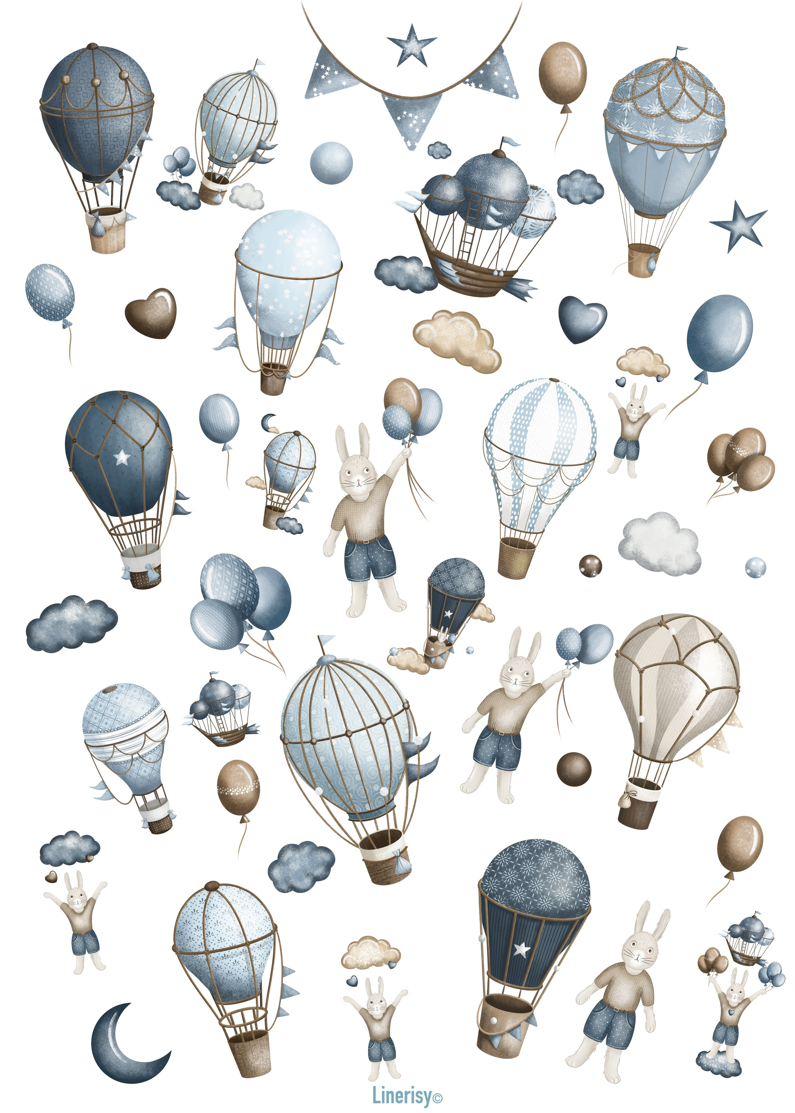 Графические иллюстрации, композиции, элементы. Художник-иллюстратор Евгения Бекренёва