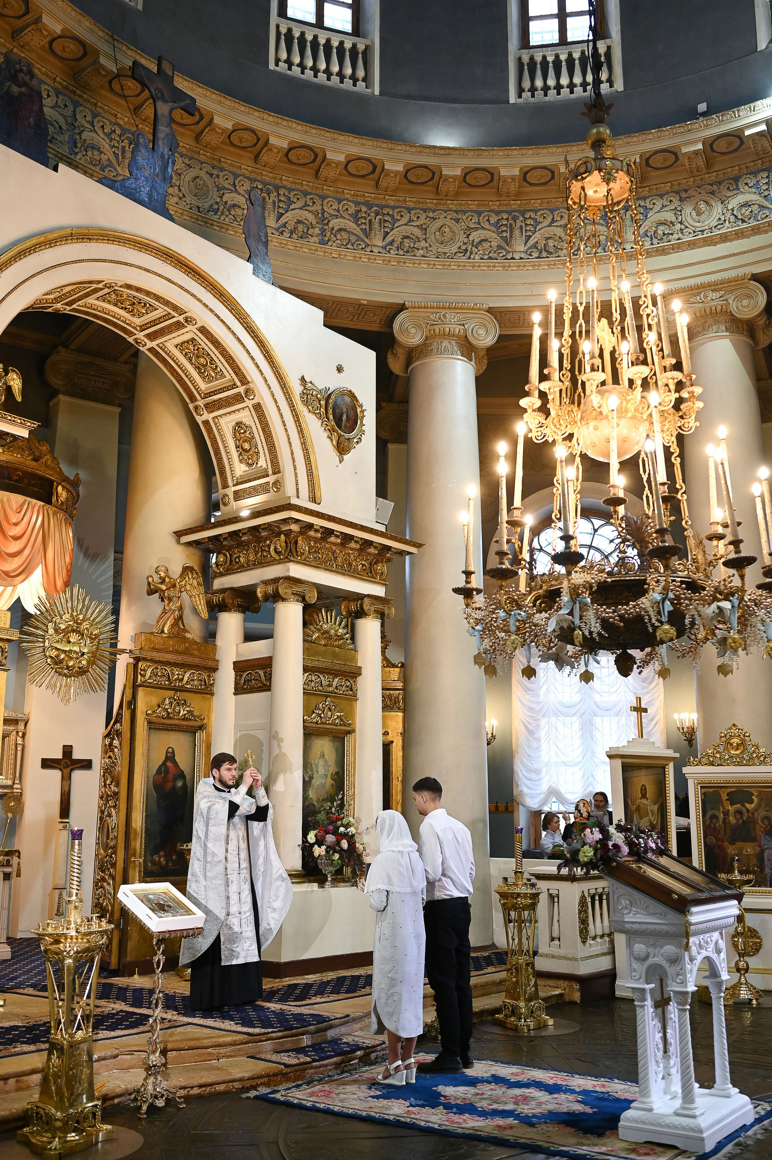 Венчание храм Всех скорбящих Радость. Семейный и детский фотограф Анна Петракова