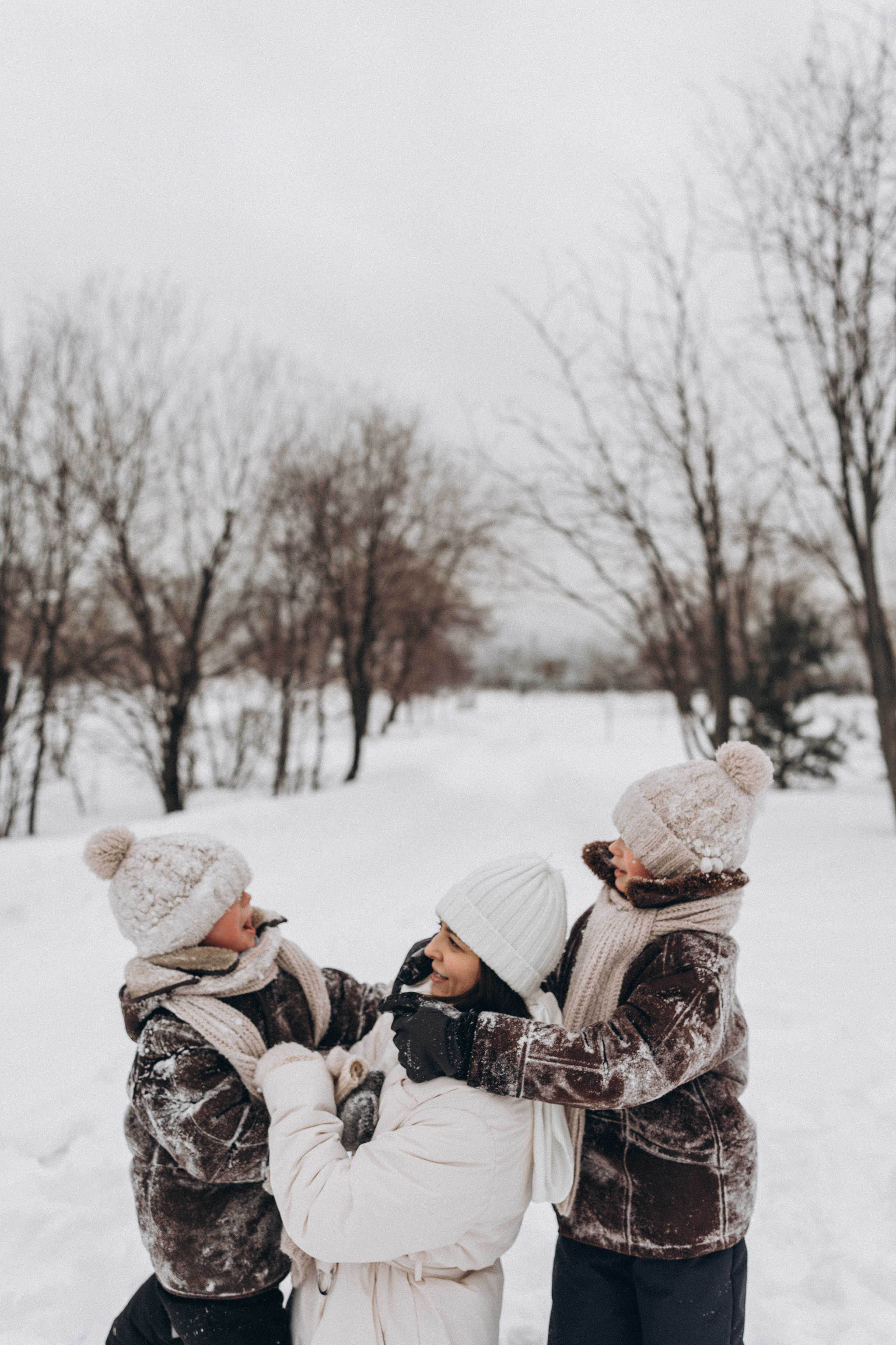 Зимняя семейная фотосессия. Детский, семейный и ньюборн фотограф в Москве Юлия Шуарт