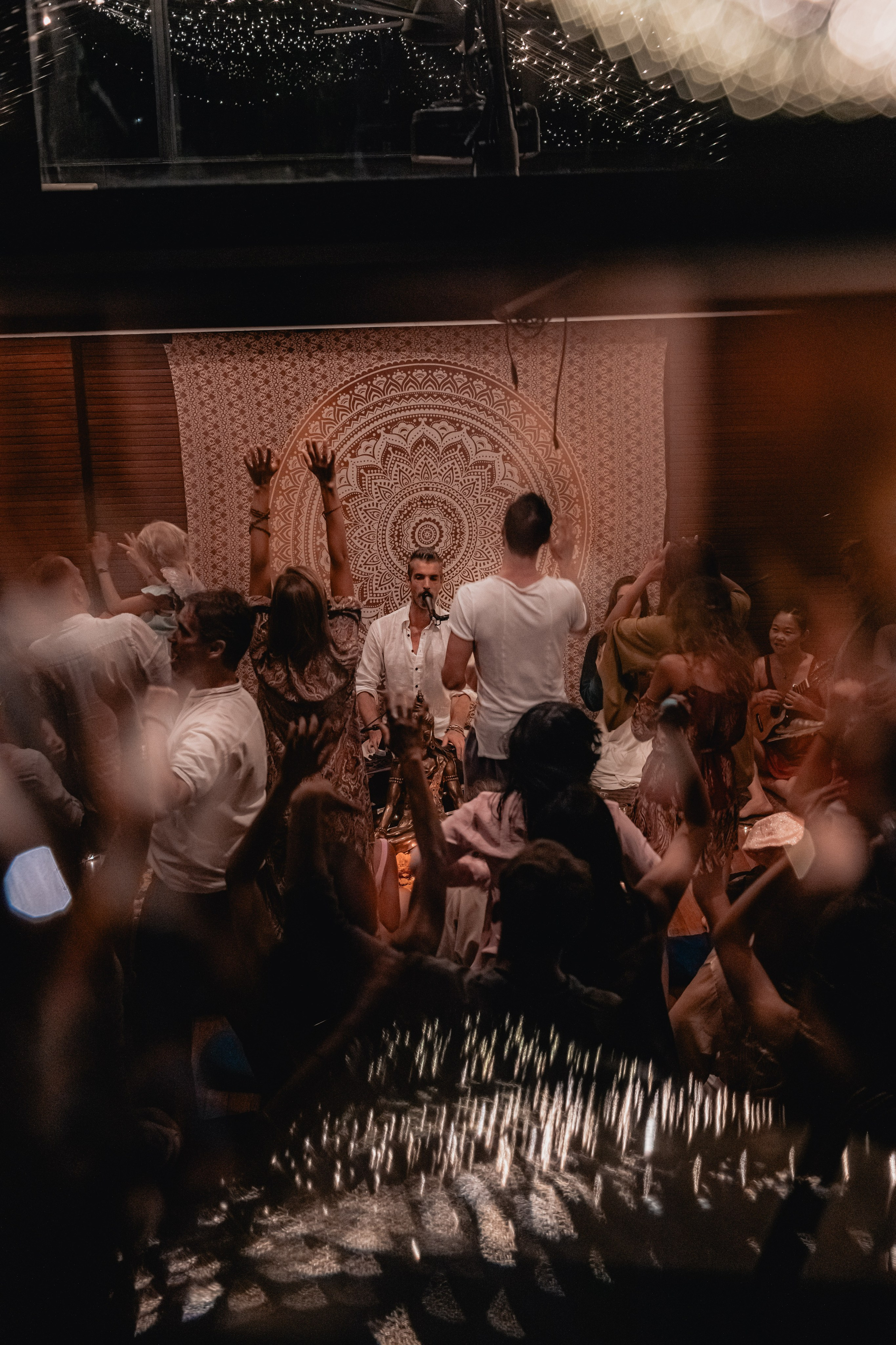 Christmas kirtan w Bhakti Bliss family. Mariam Bagdasaryan