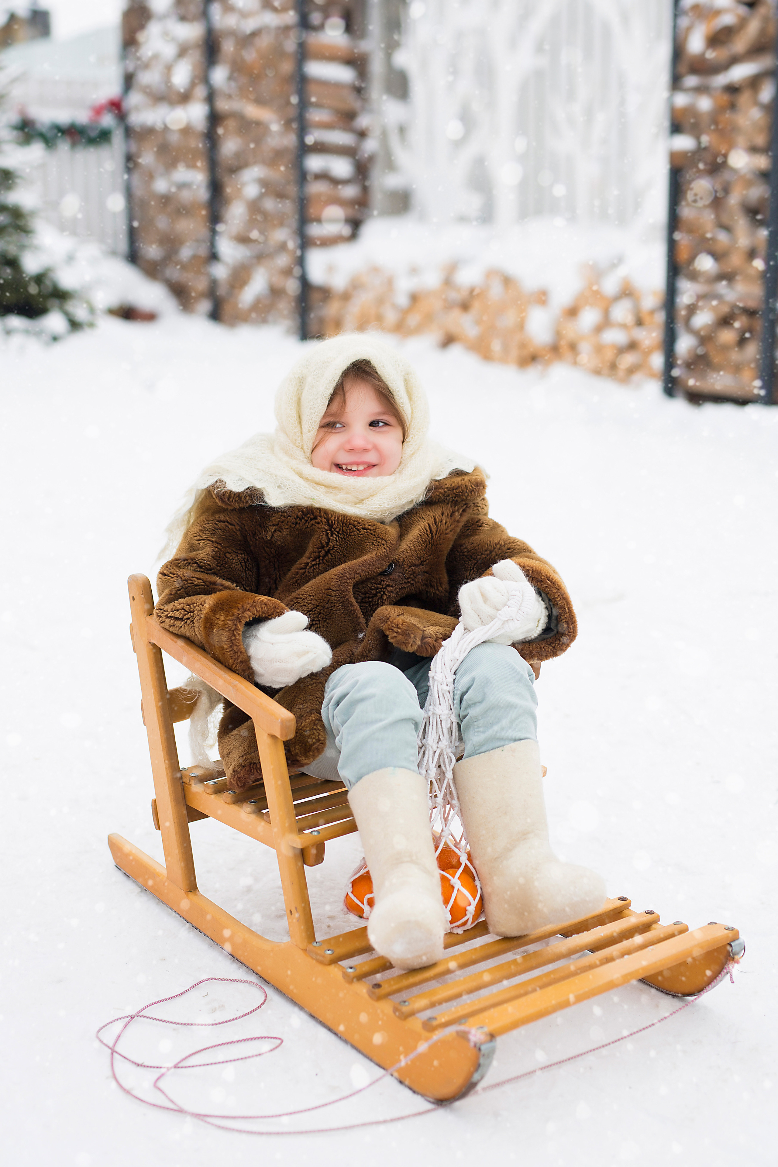Новогодняя фотосессия на улице. Семейный и свадебный фотограф в Санкт-Петербурге Татьяна Швыкова
