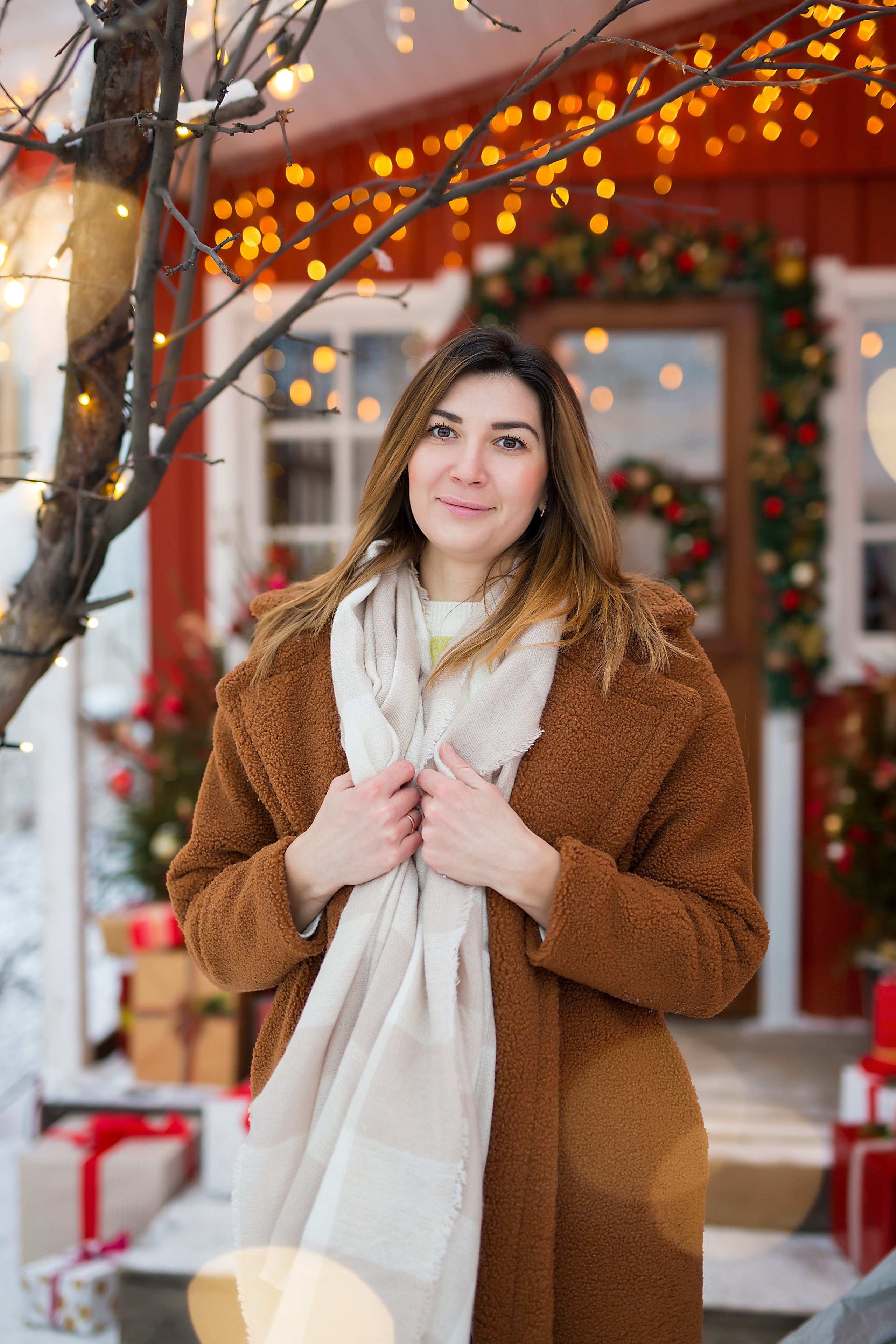 Новогодняя фотосессия на улице. Семейный и свадебный фотограф в Санкт-Петербурге Татьяна Швыкова