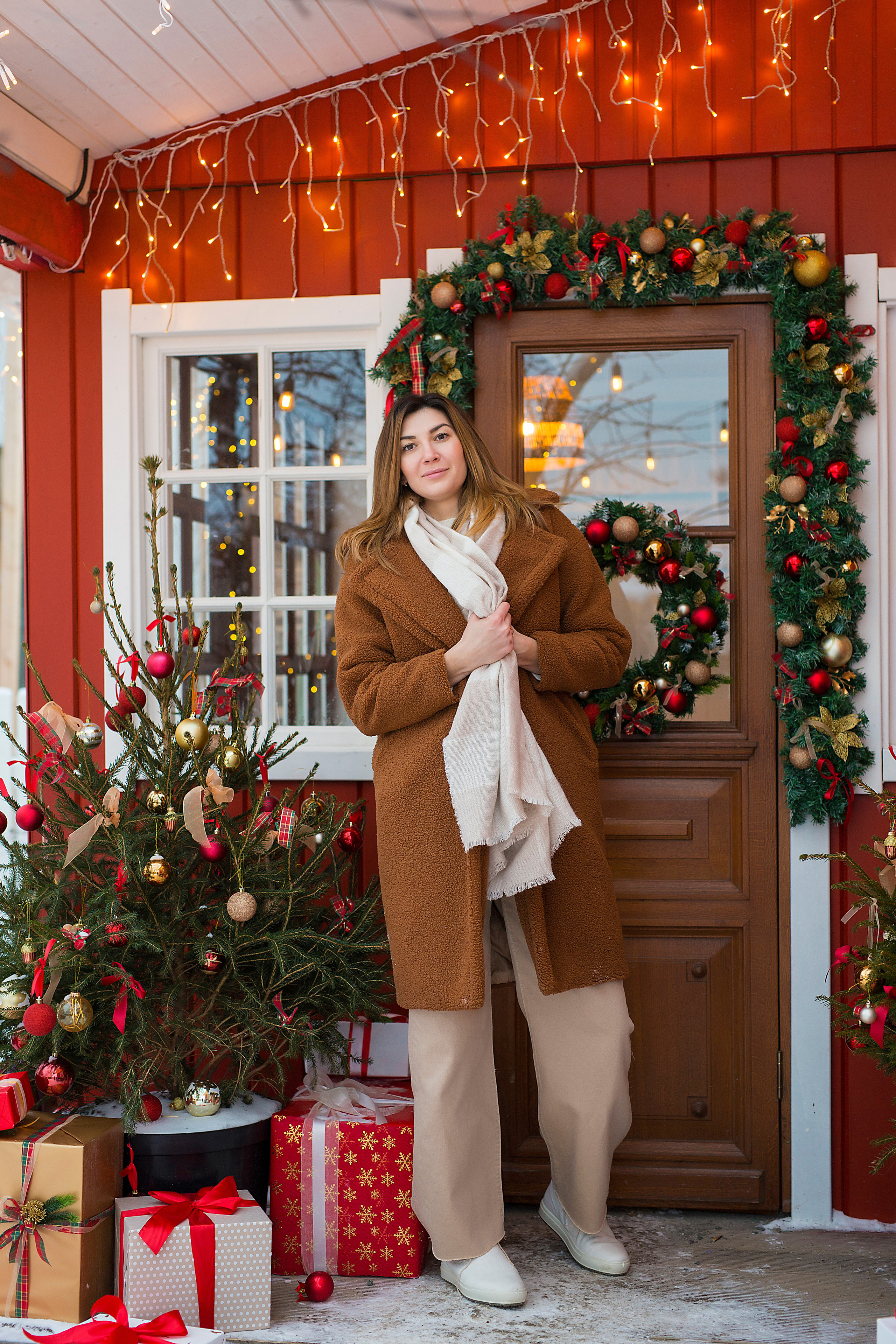 Новогодняя фотосессия на улице. Семейный и свадебный фотограф в Санкт-Петербурге Татьяна Швыкова