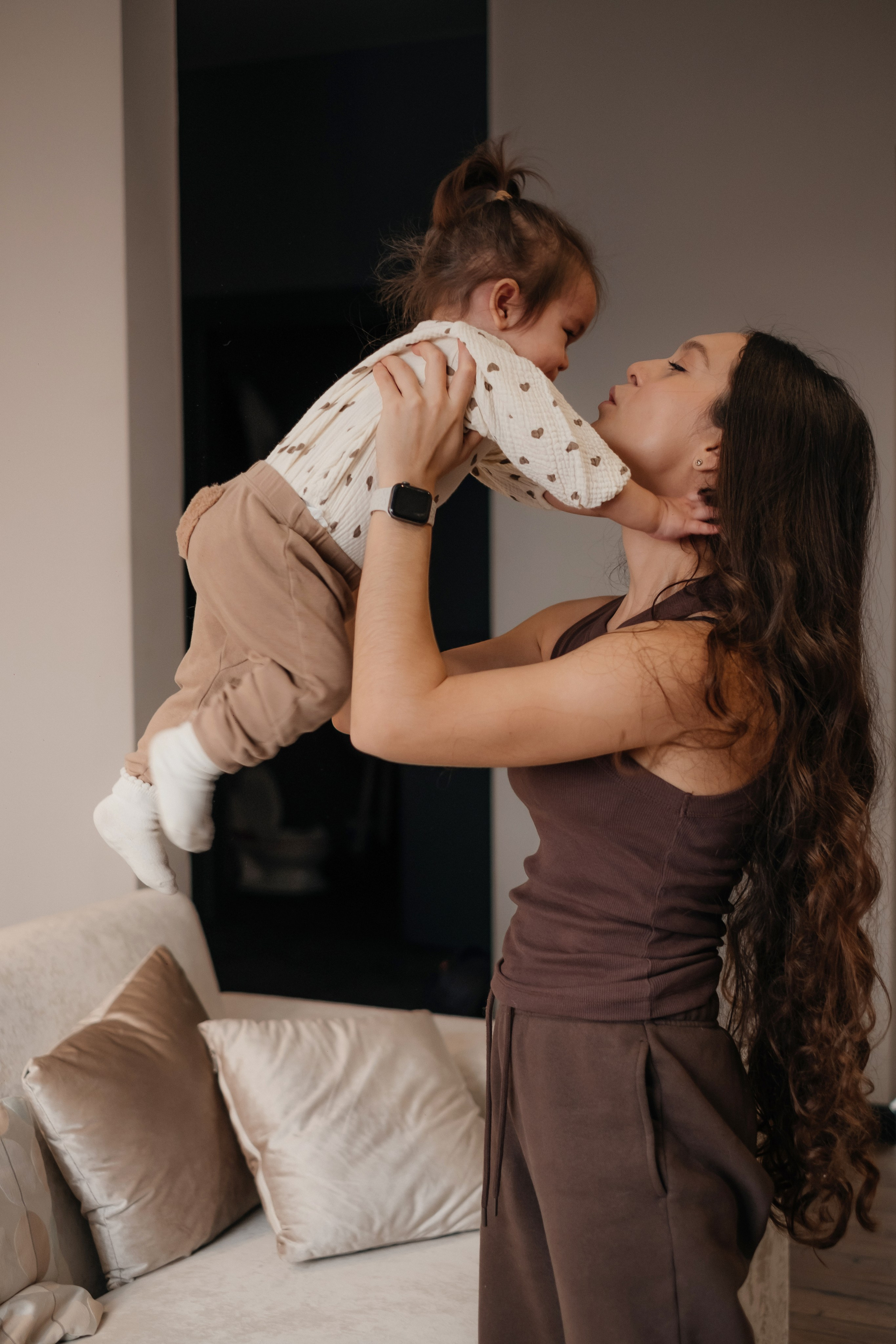 Катя, Саша и Еся | домашняя съемка. Фотограф в Новосибирске Диана Ильиных