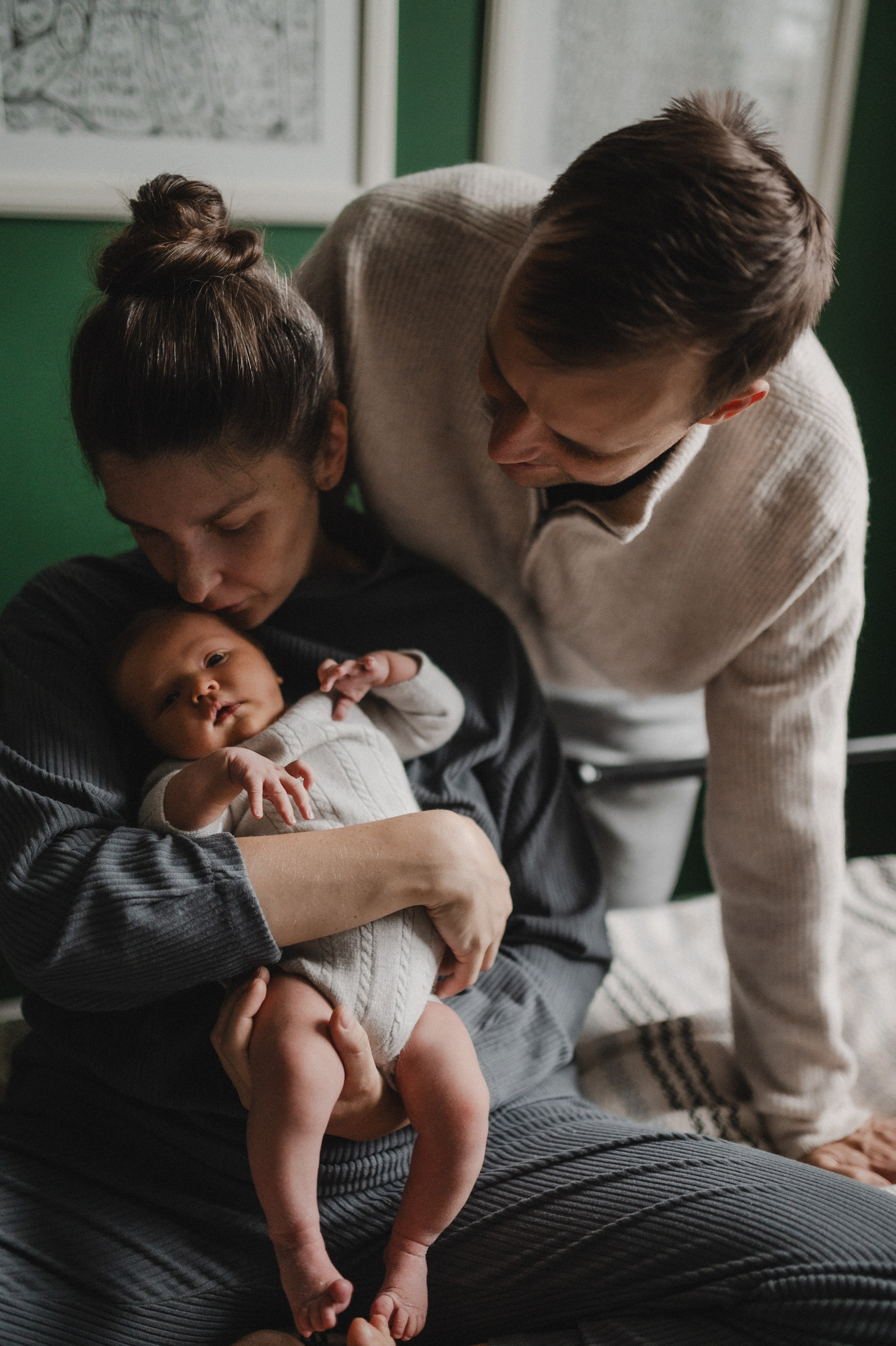 Дима, Нелли, Марк, Нина и Кира дома. Семейный и свадебный lifestyle-фотограф в Москве Мария Петрова