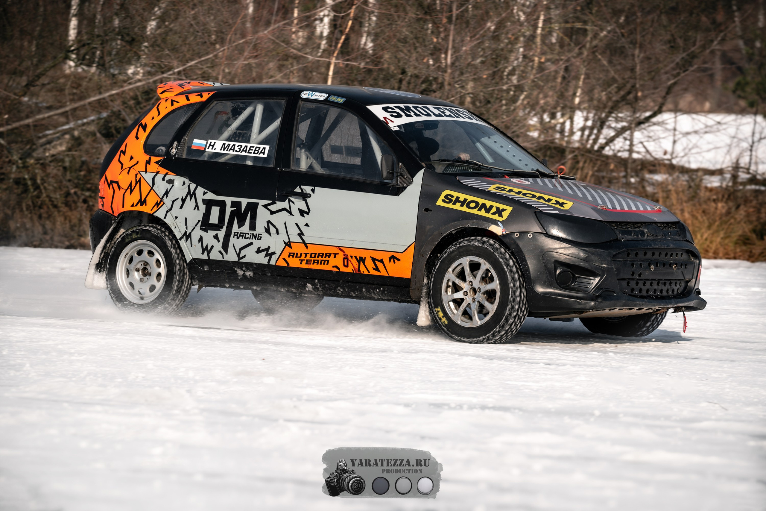 Тренировочный день на ледовой трассе. Yaratezza production