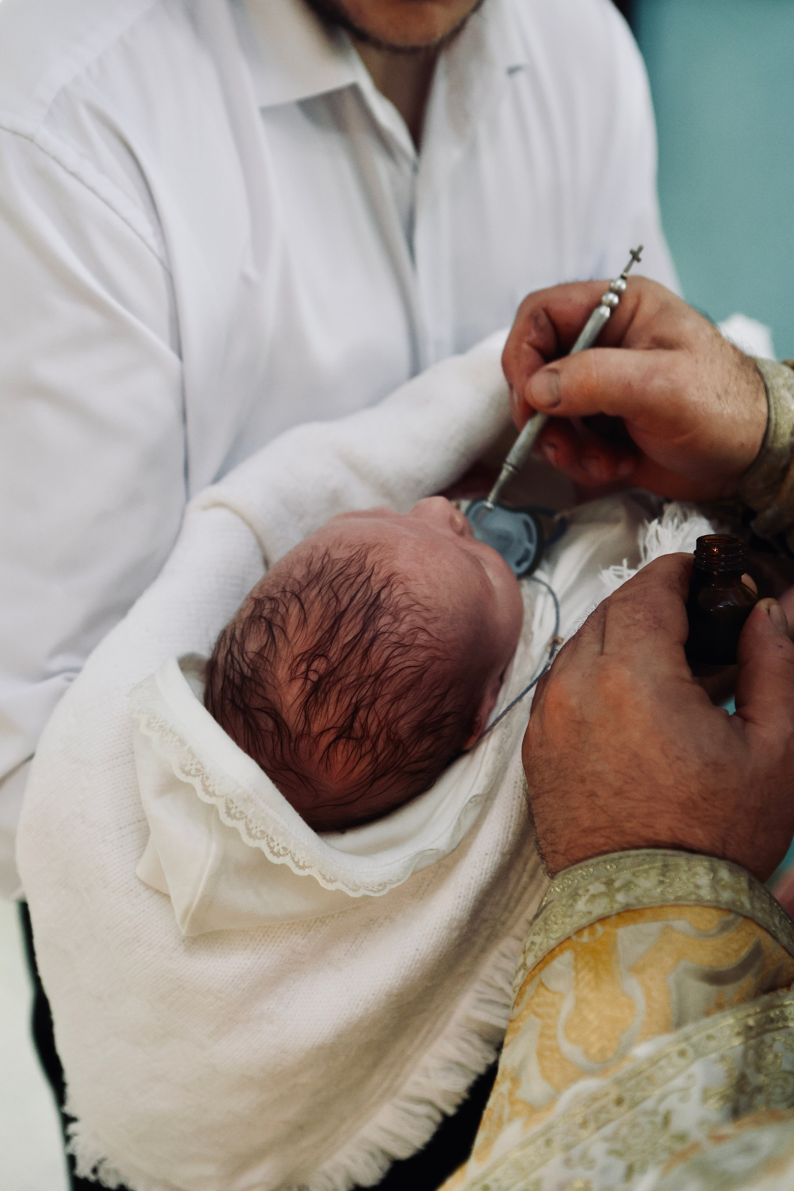 Яна и Максим —крещение Михаила. Фотограф в Курске Смирнов Евгений