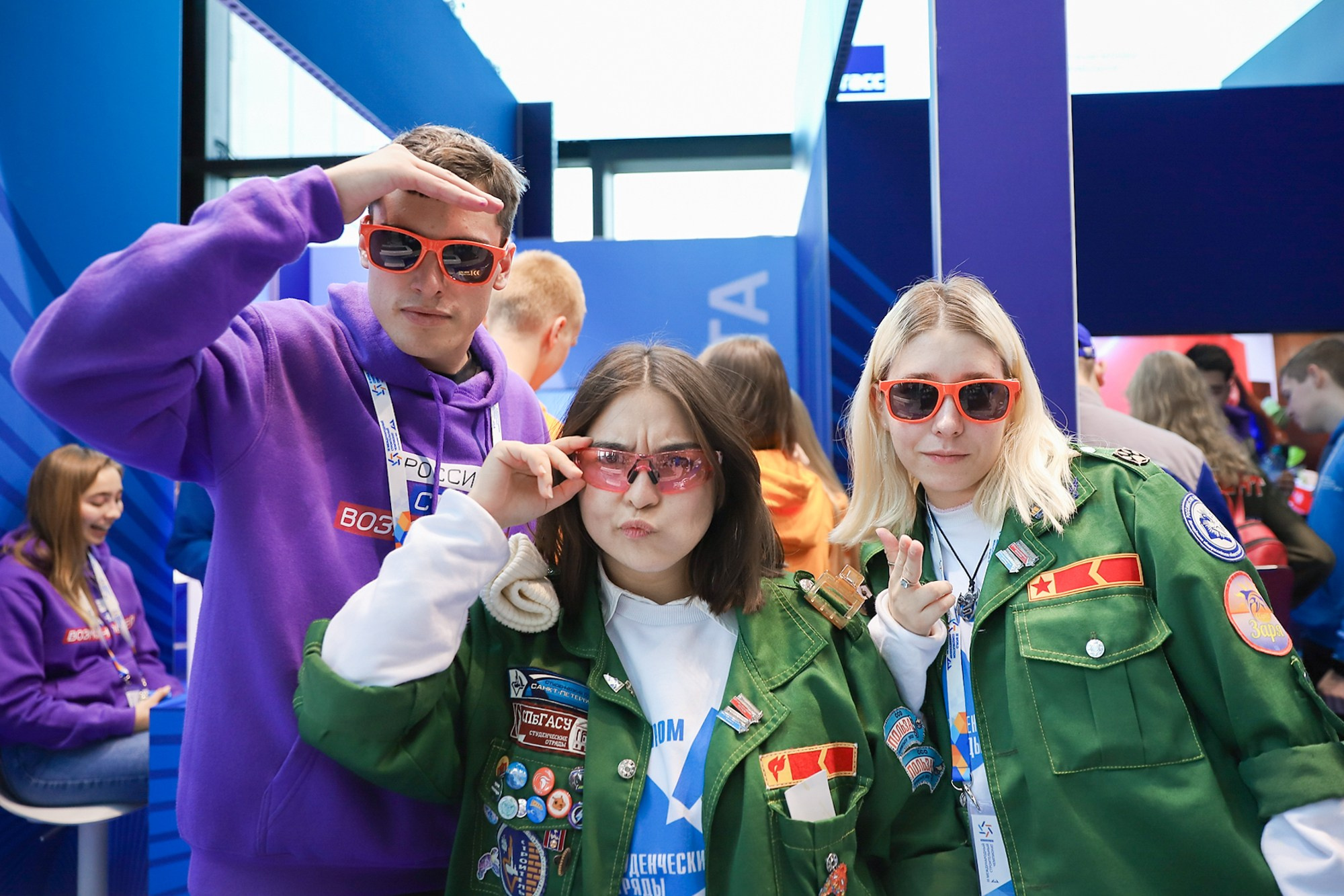 Стенд «Россия — страна возможностей». Фотограф Дарья Попова