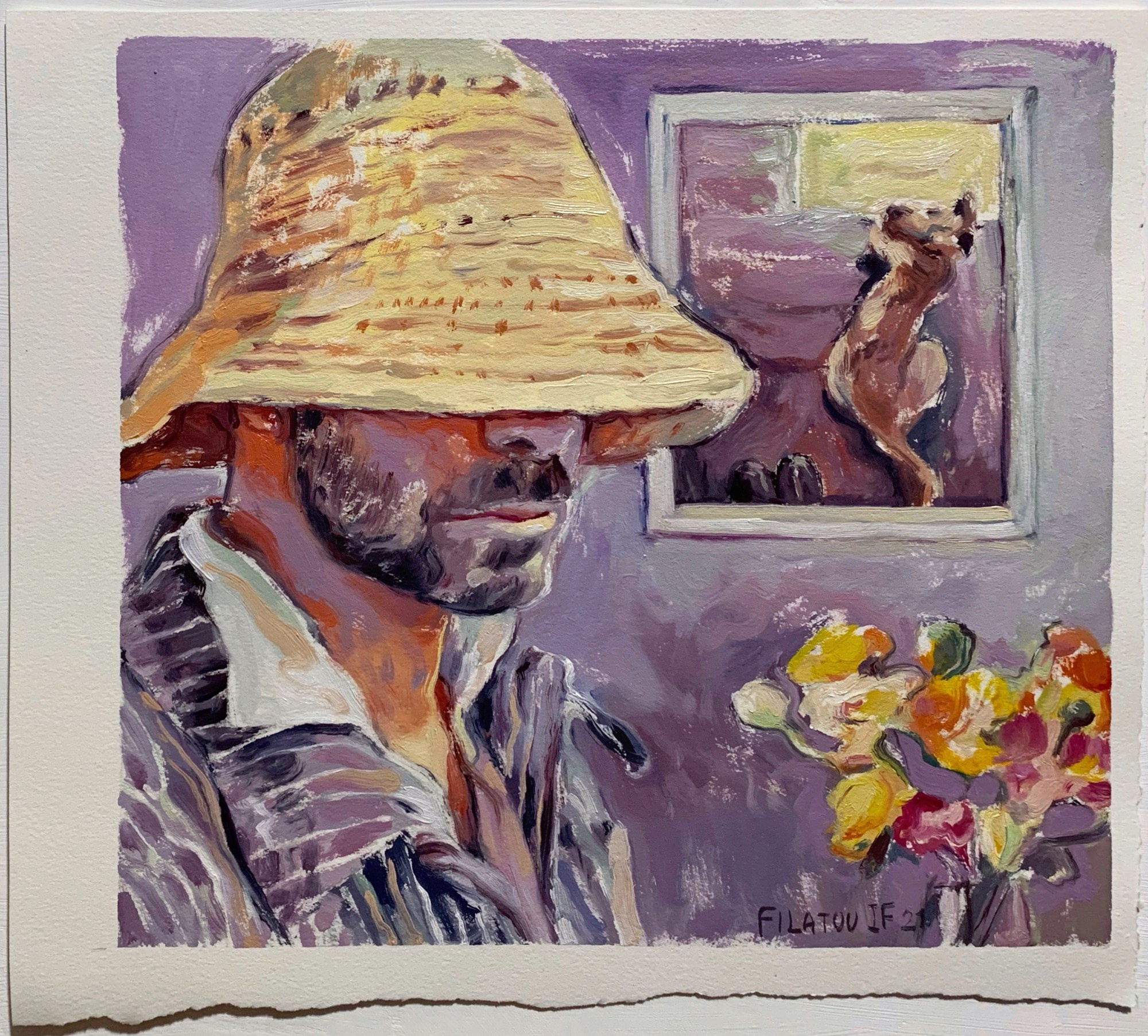 PORTRAITS. Visual artist Ilia Filatov