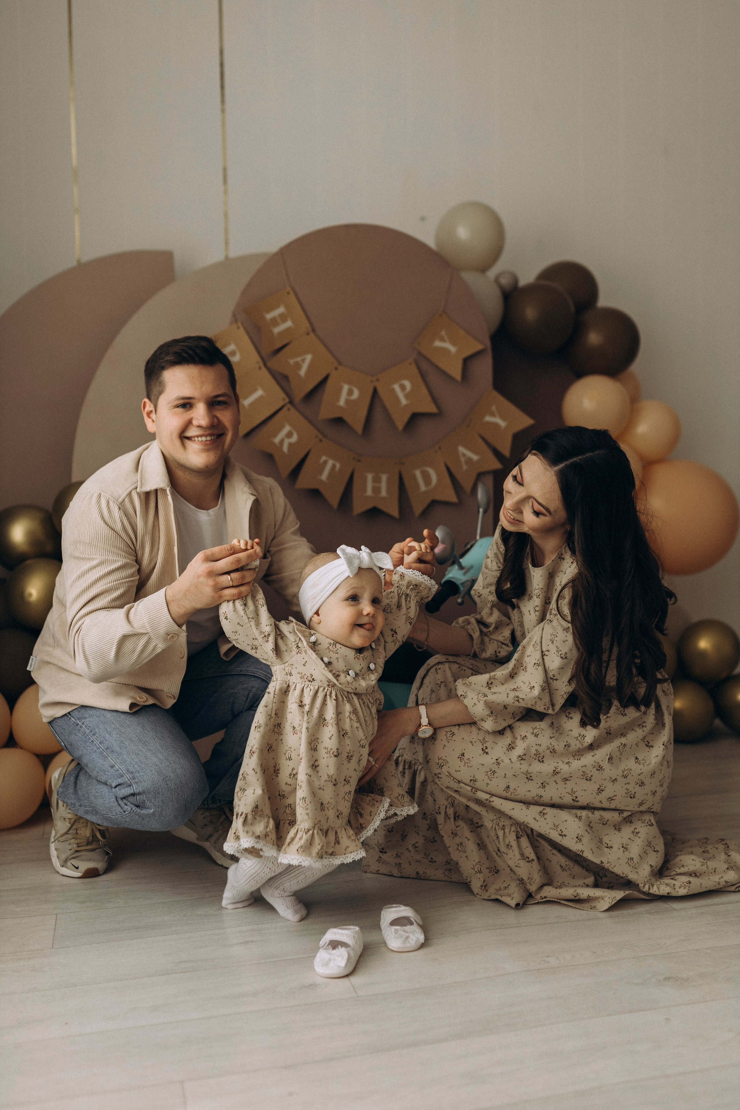 Сьемка годика для Анечки. Семейный и детский фотограф в Рязани Васюгова Мария