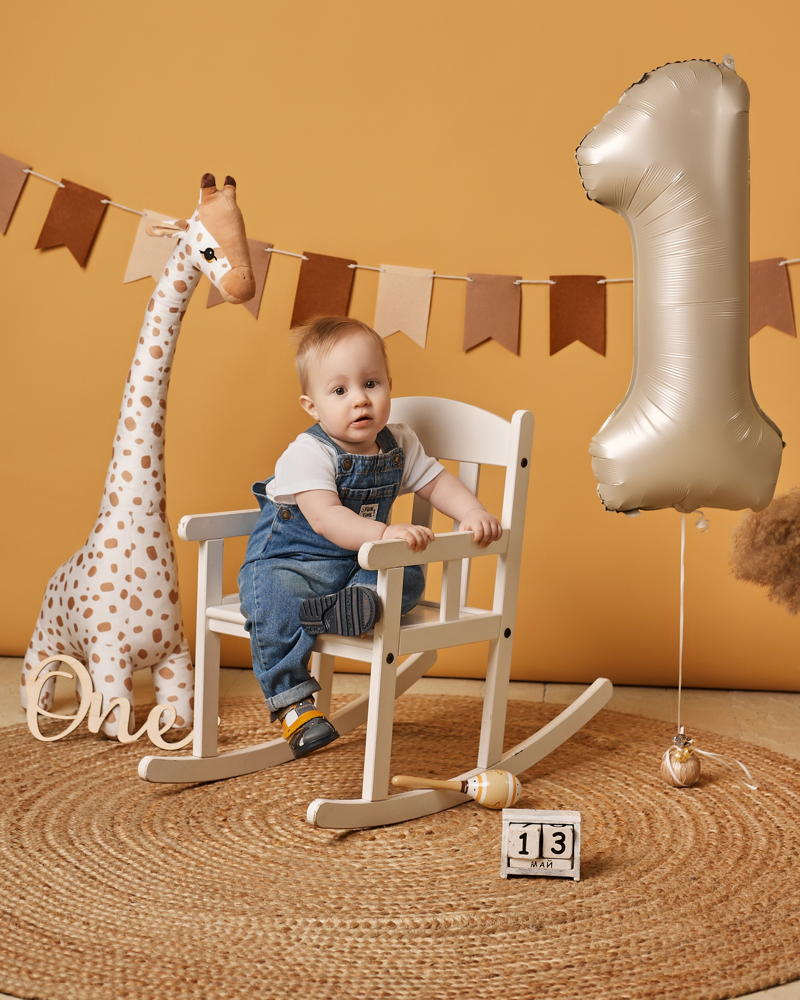 фотосъемка первый годик малыша (годовасие) в Пушкино фотостудия в Пушкино