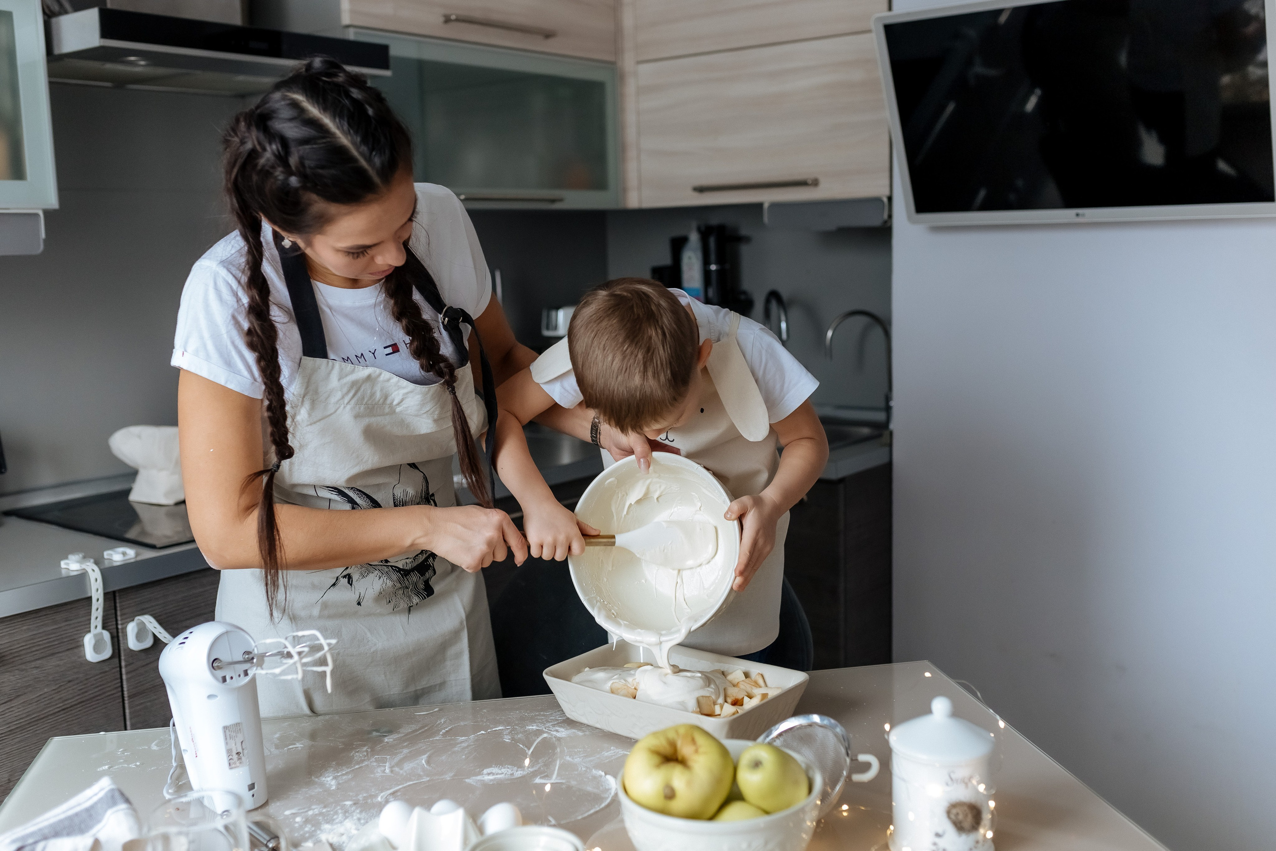 Тамара и Даня. Готовим вместе!. Профессиональный фотограф, Москва |Видное Елена Елизарова