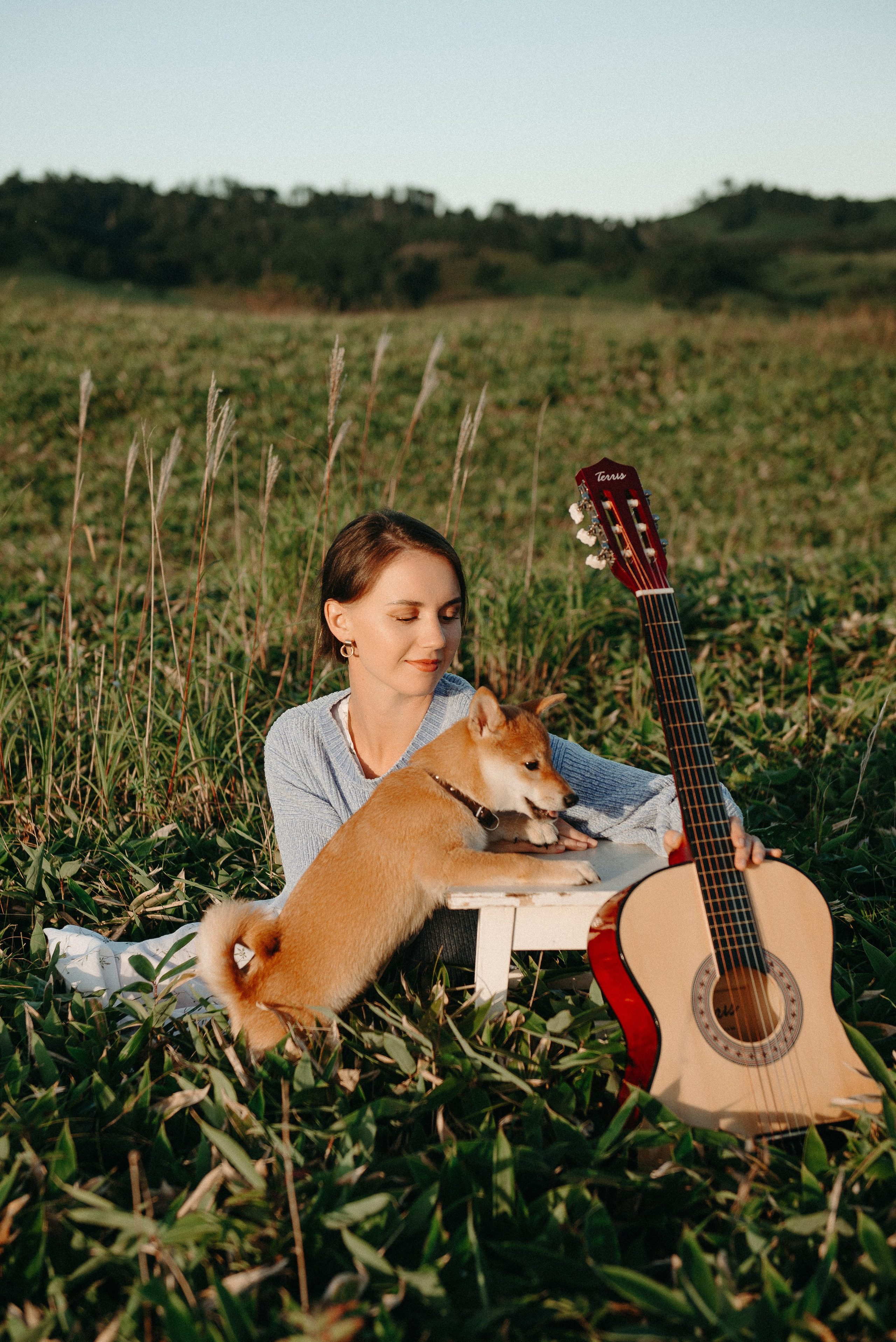 Тася и Сиба. Ирина Метелица фотограф на Шикотане