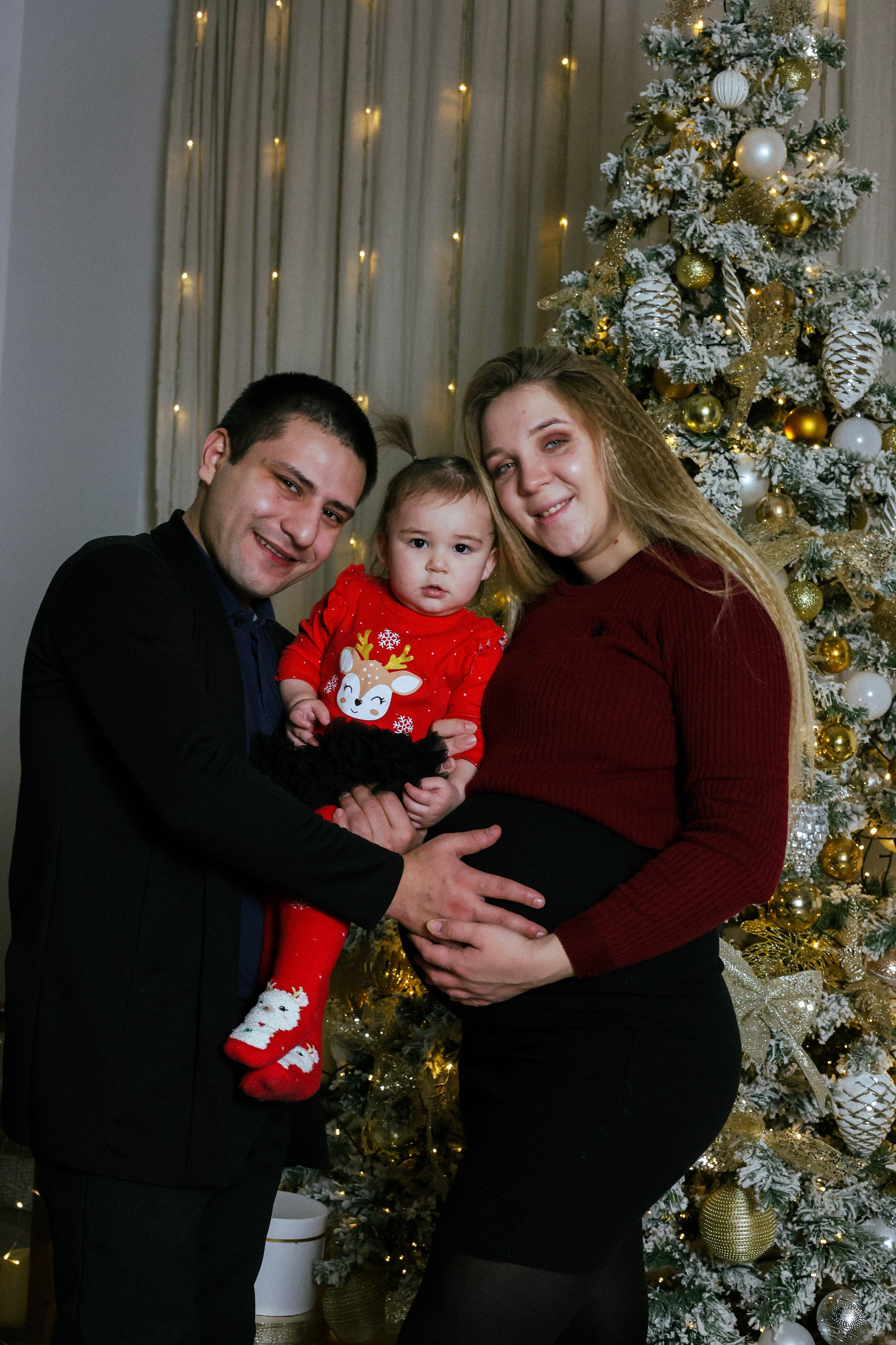 Новогодняя история «Анастасия и ее семья». Фотограф в Москве Анастасия Калинина