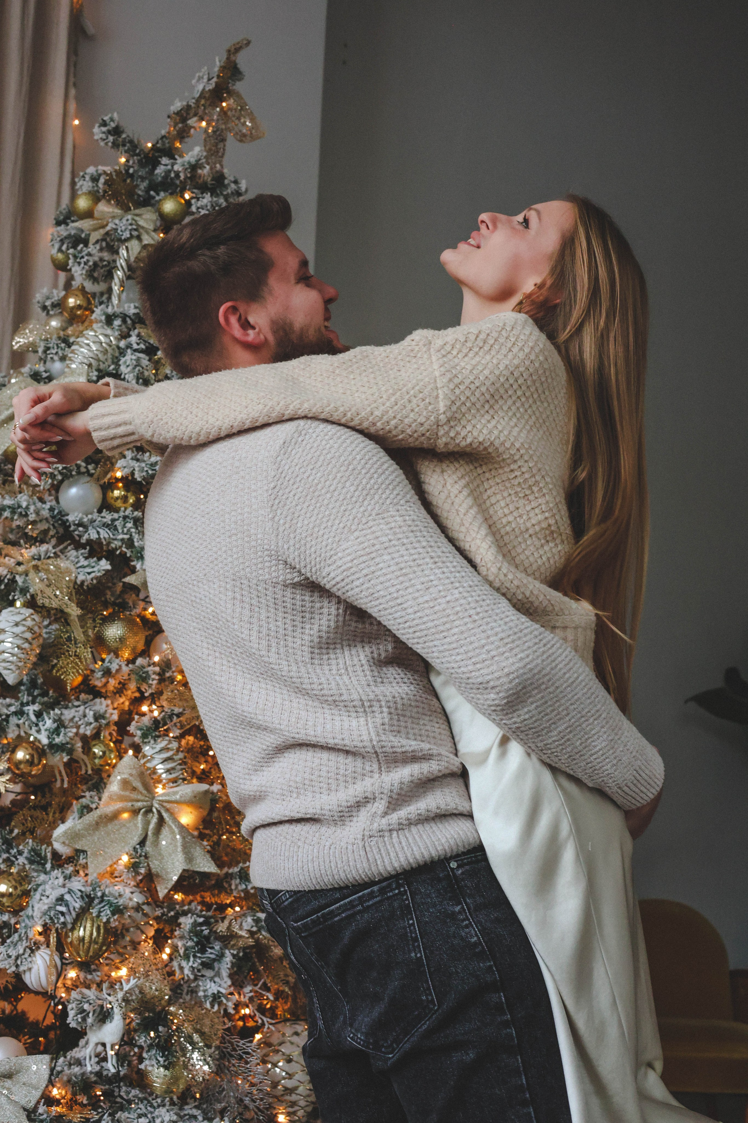 Новогодняя история «Кира и ее семья». Фотограф в Москве Анастасия Калинина