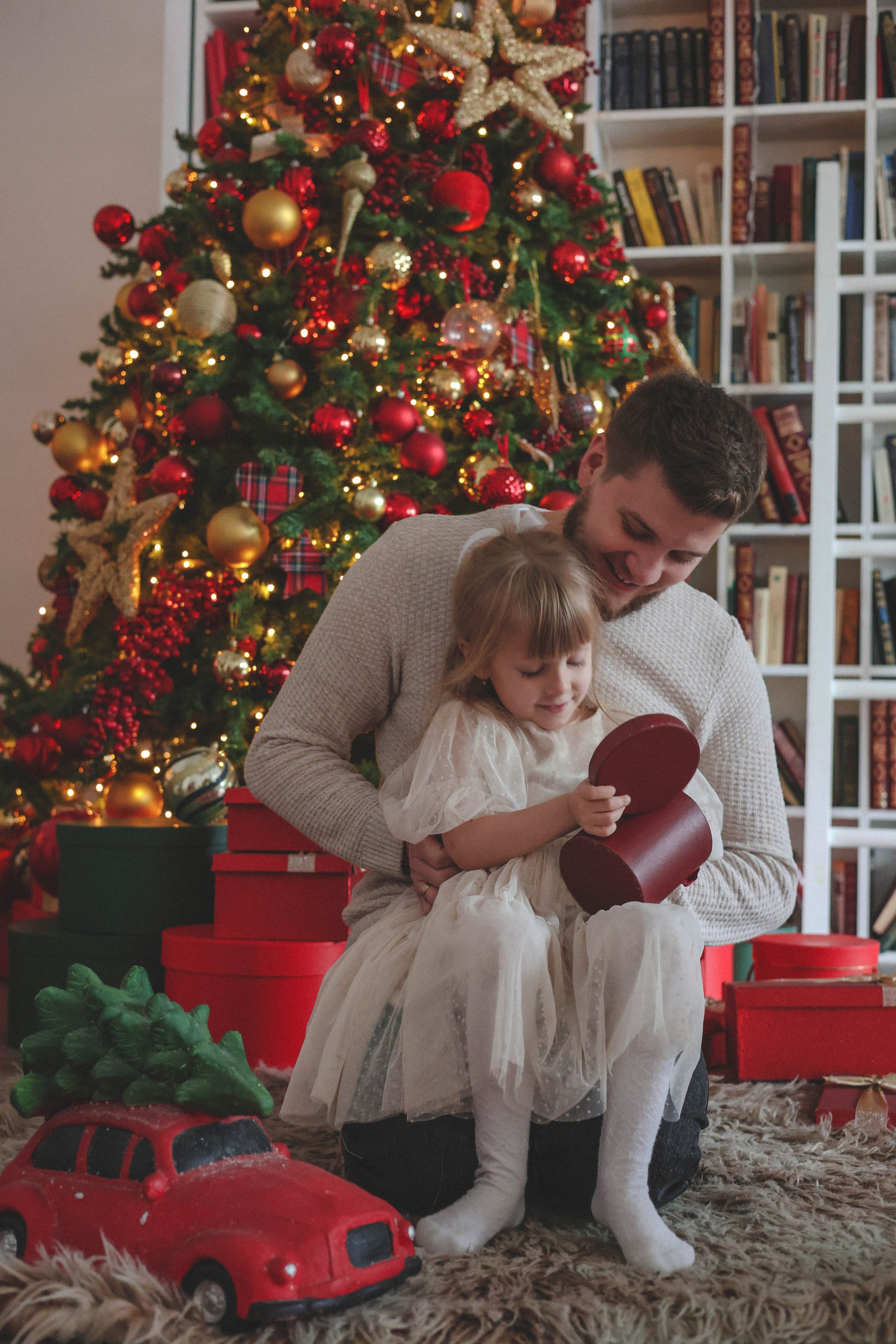 Новогодняя история «Кира и ее семья». Фотограф в Москве Анастасия Калинина