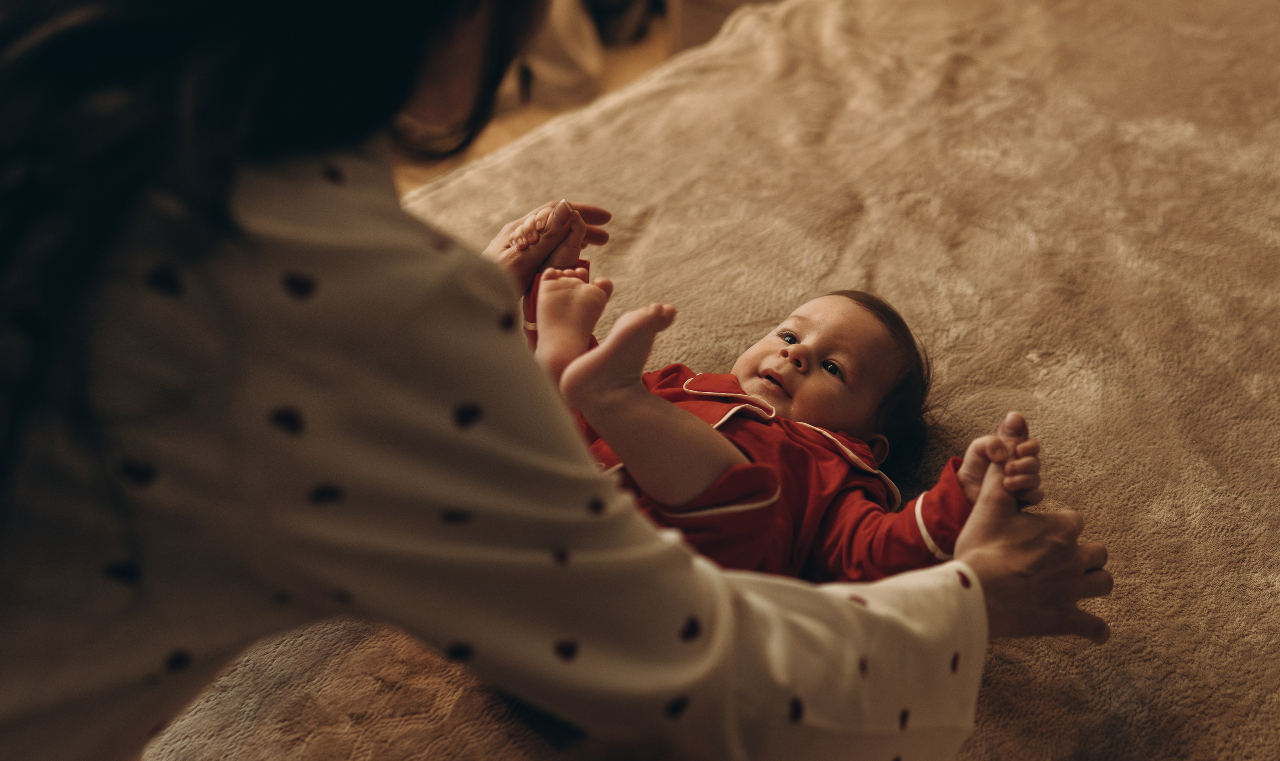 Домашняя Новогодняя история. Семейный, ньюборн фотограф, фотограф на роды в Москве, Виктория Тюльдюкова