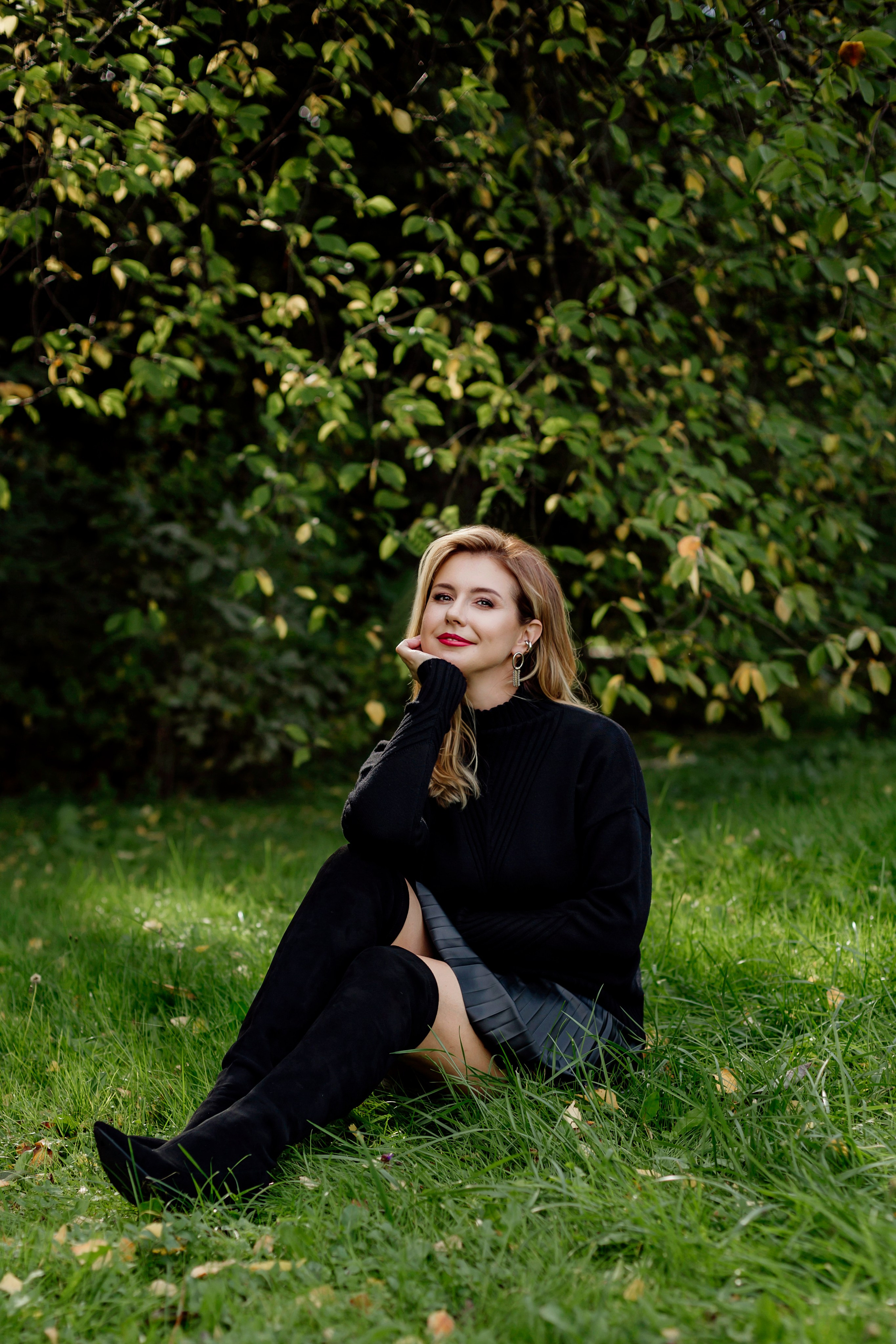 Фотосессия в парке. Деловая и Бизнес съемка в  Москве Инесса Грушко