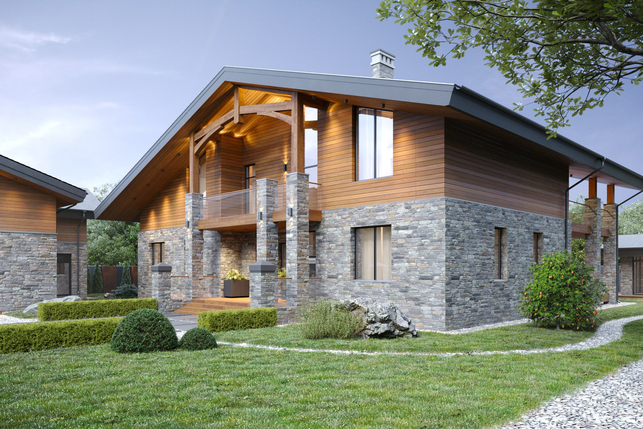 Проект дома в стиле Шале Казань. Архитектор-дизайнер в Казани