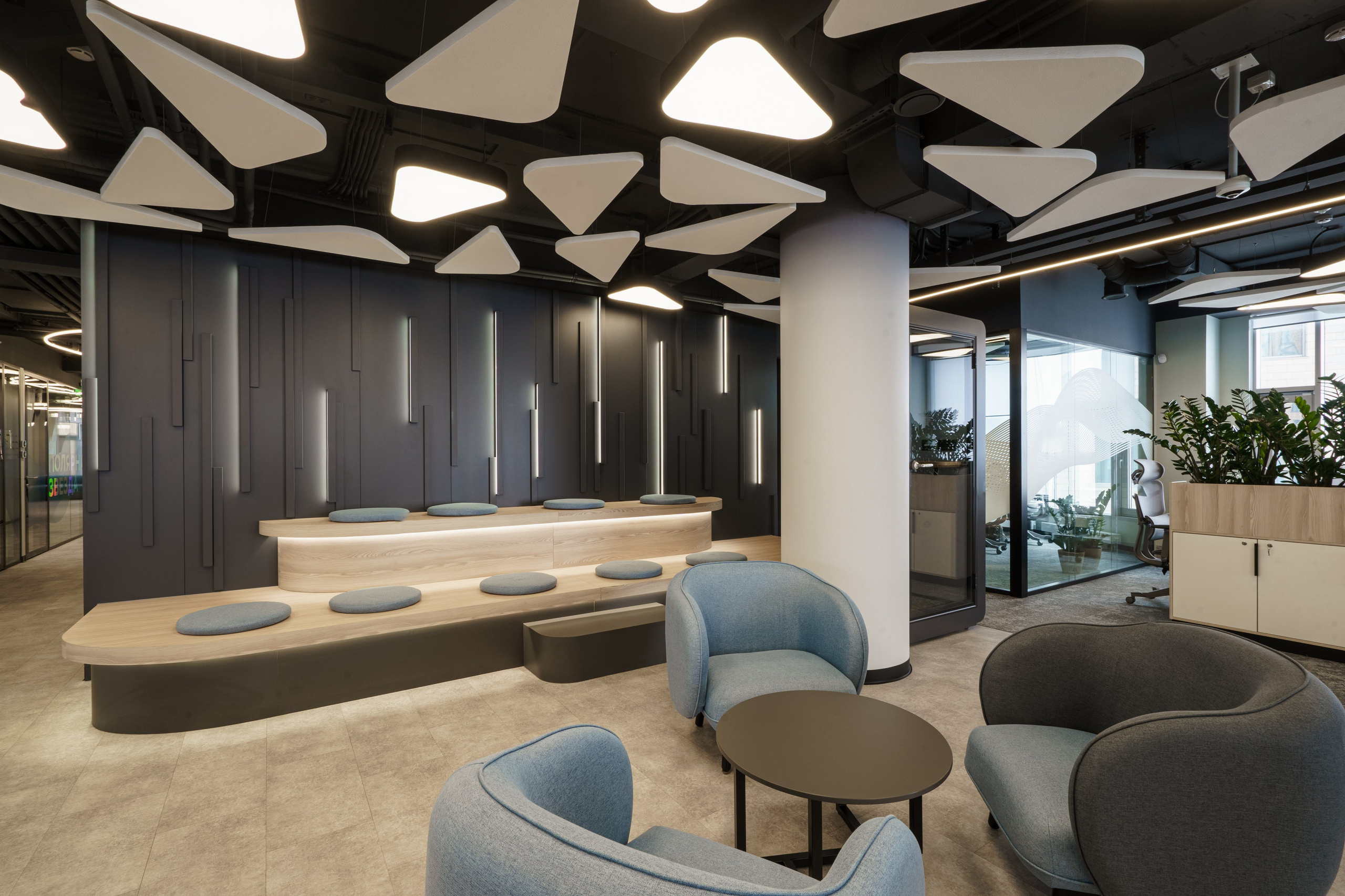 Интерьерная фотосъемка офиса Сбербанка, профессиональный фотограф в Архангельске