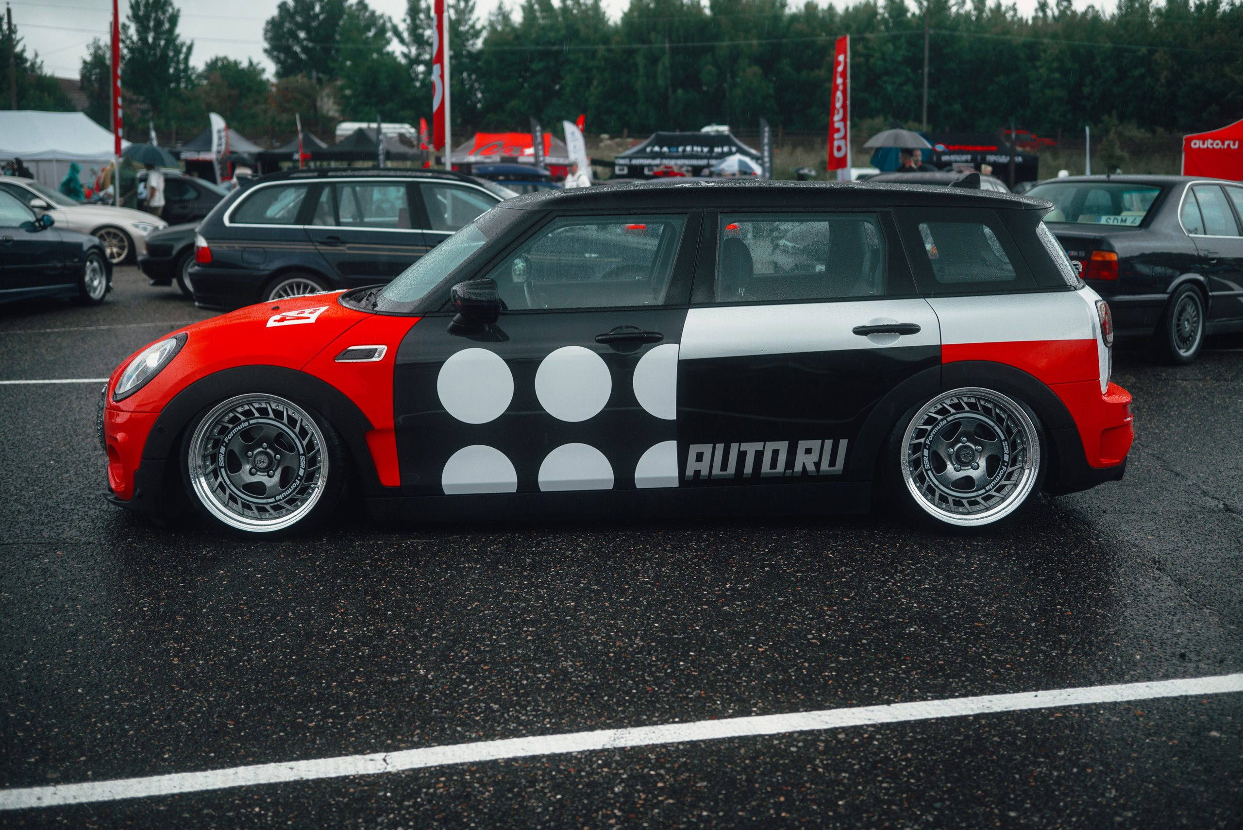 Mini Clubman Auto.ru & Resource Stickers. DeLorein