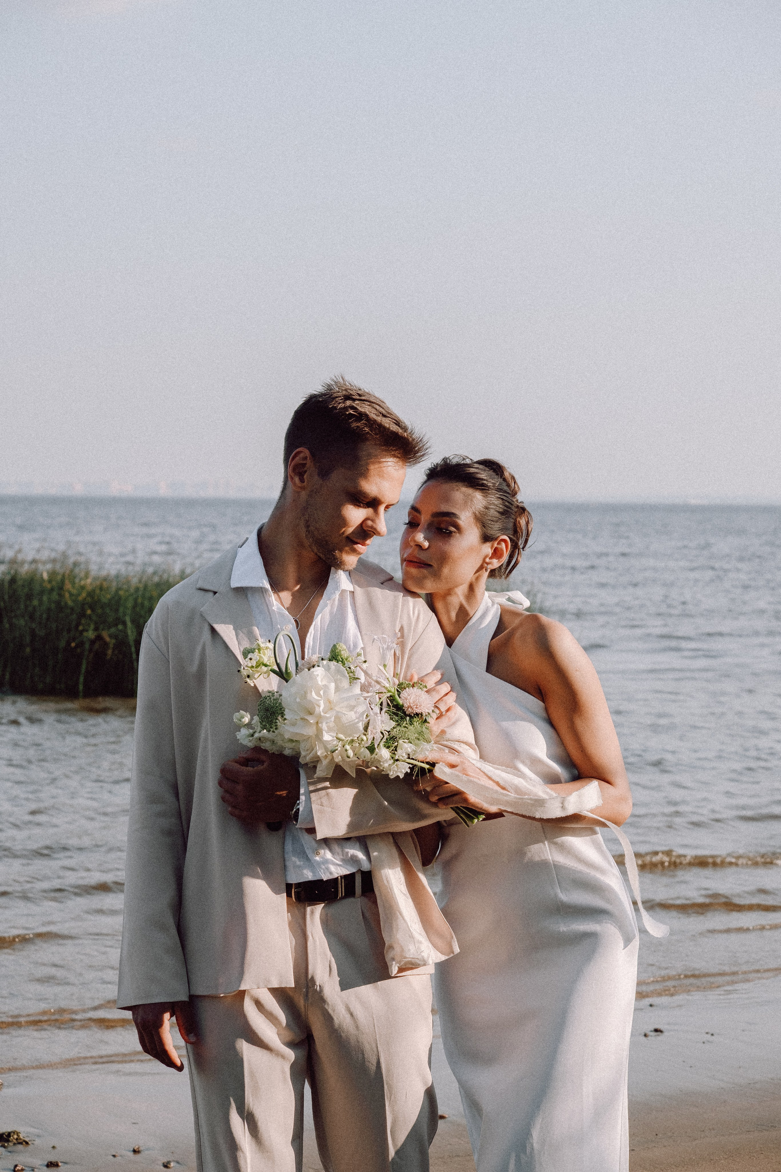 СВАДЕБНАЯ ФОТОСЕССИЯ ВЫЕЗДНОЙ ЦЕРЕМОНИИ (ФИНСКИЙ ЗАЛИВ). Профессиональный фотограф, Санкт-Петербург — Виктория Богомолова