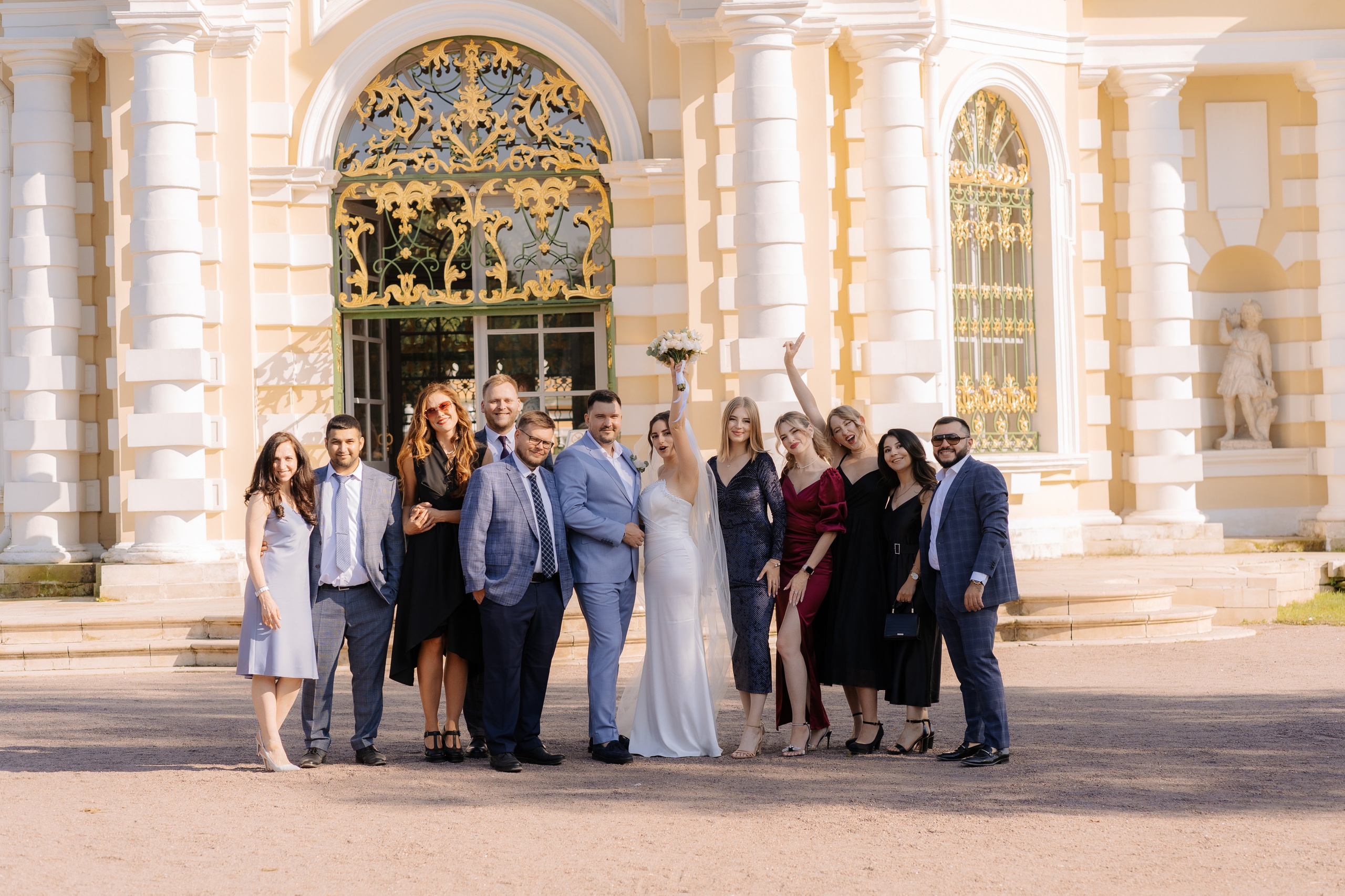 Свадебная фотосессия в Москве, парк Кусково. Свадебный фотограф в Москве Анна Полушина