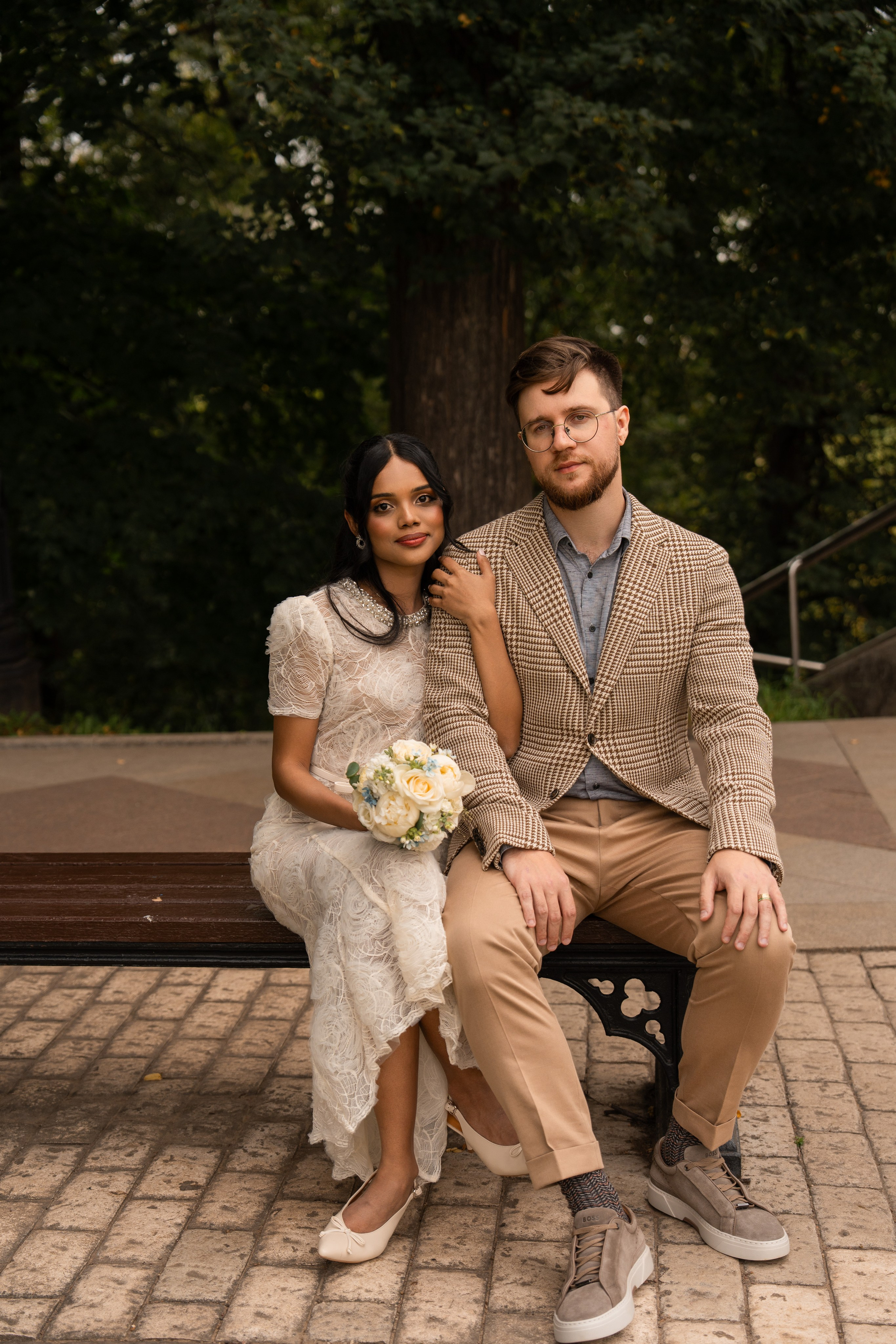 Максим и Харша, Царицыно. Свадебный фотограф в Москве Анна Полушина