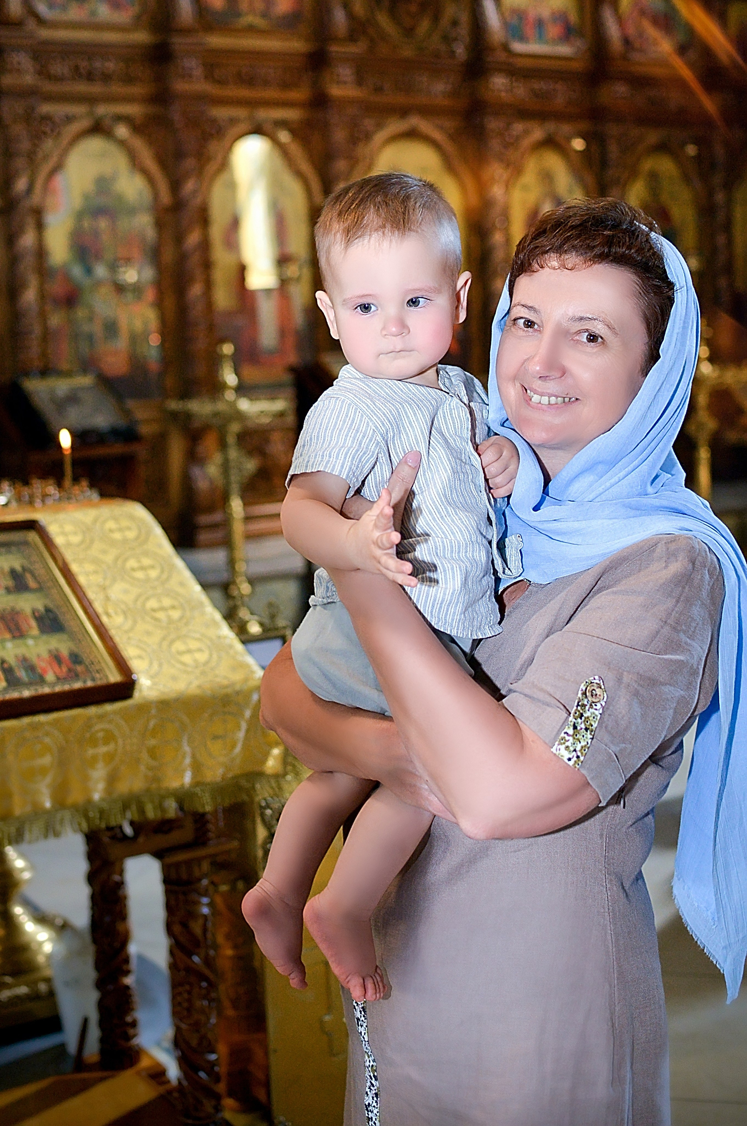 Крещение в Краснодаре. Фотограф новорожденных Краснодар Малышенко Надежда