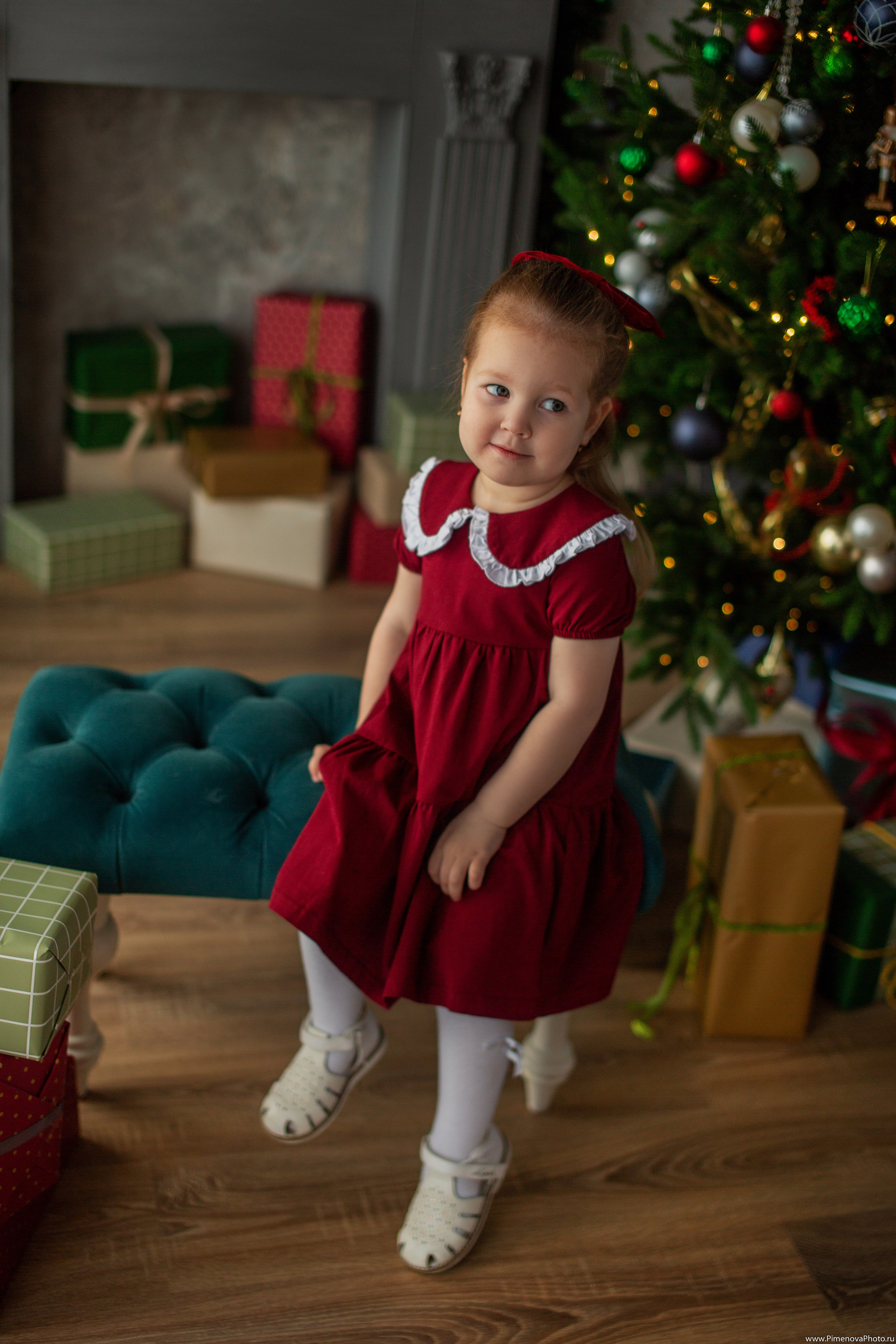 Новогодняя сказка Есении, 2024. Семейный и детский фотограф в Петрозаводске