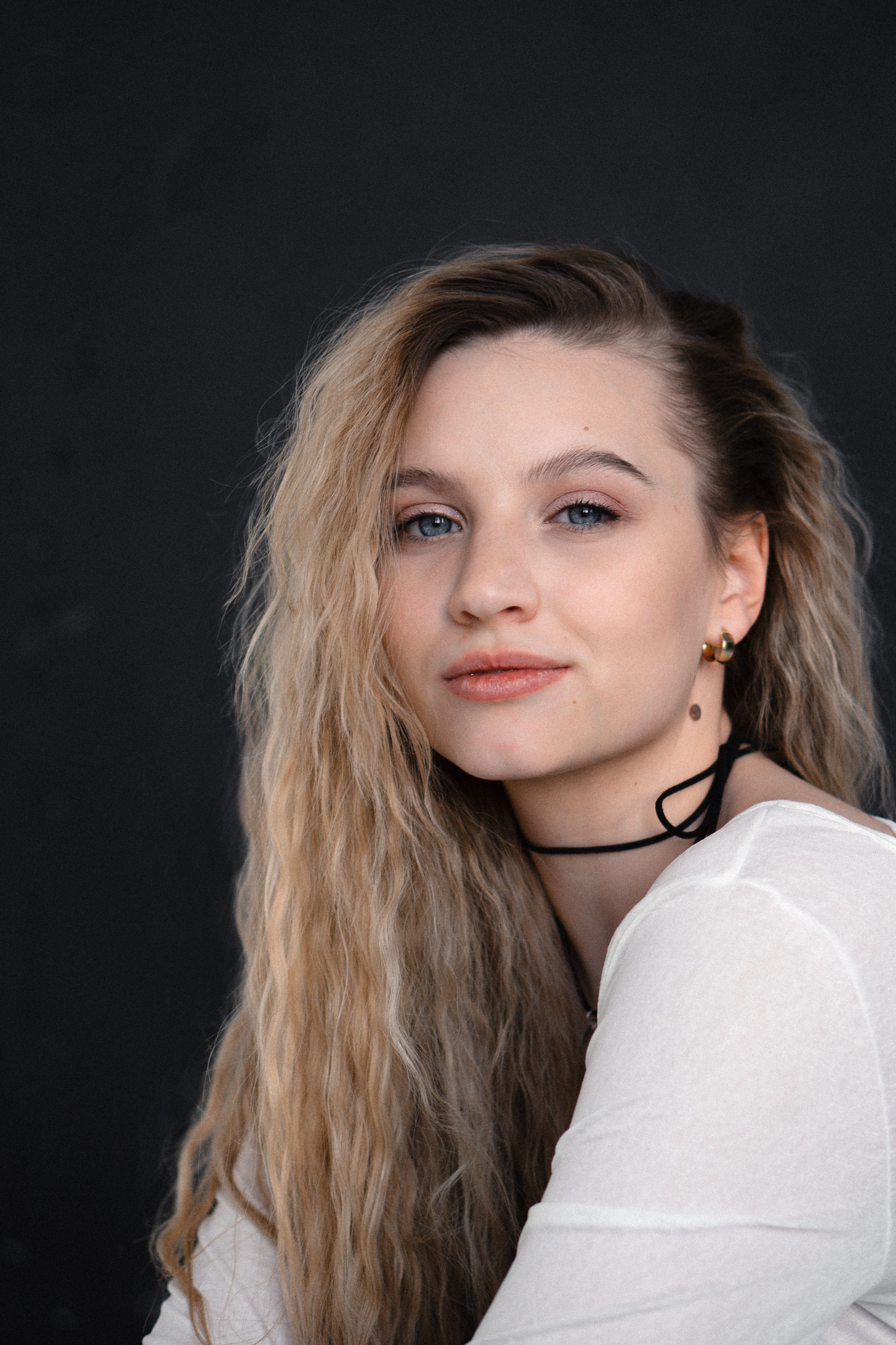 Персональная женская фотосессия в студии. Фотограф Москва