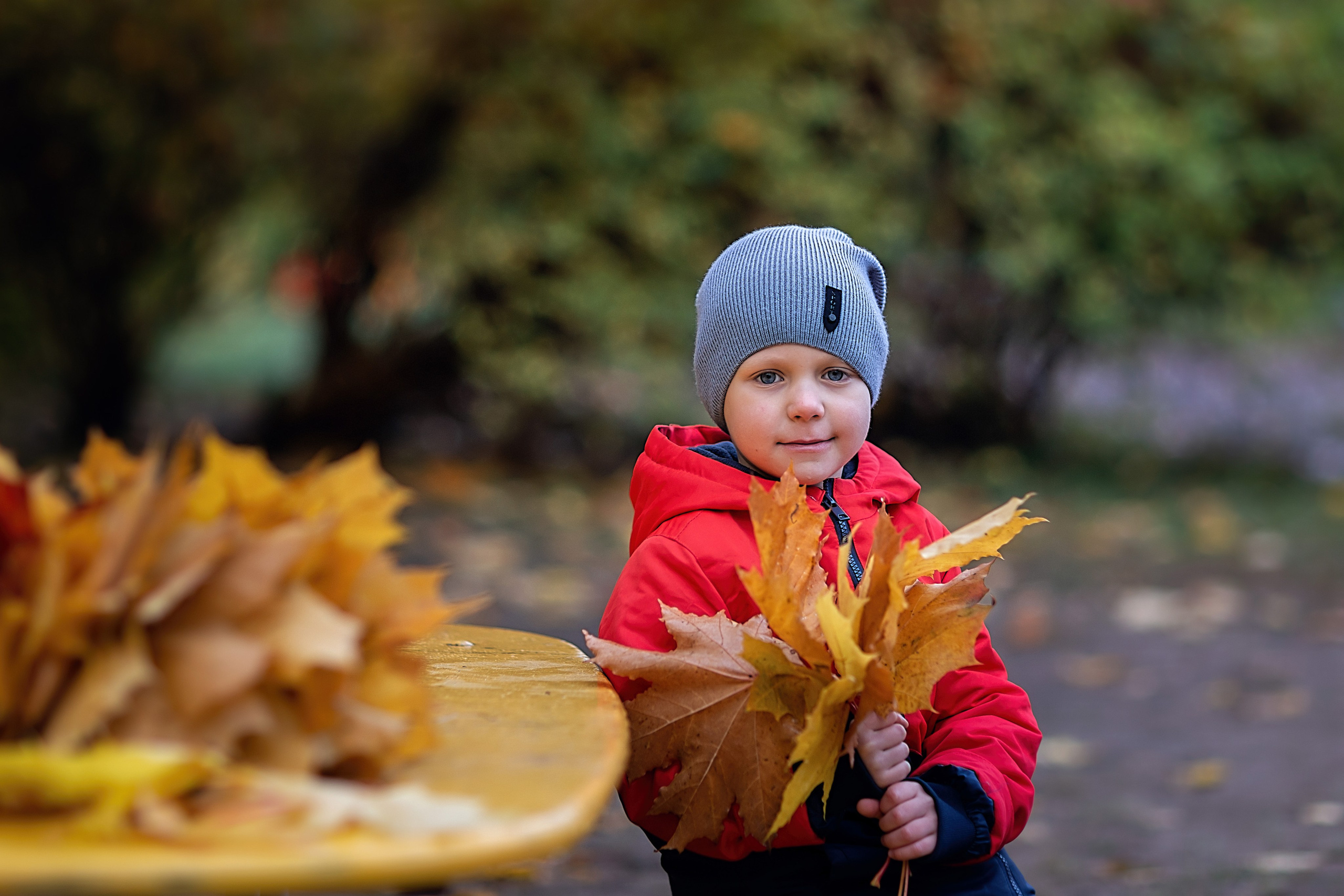 Осень в саду_Старшая группа_2023 год. Семейный фотограф в Санкт-Петербурге