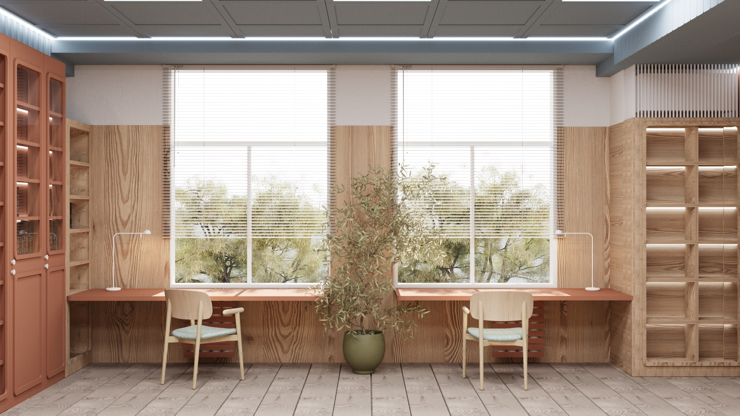 Зал редких книг библиотеки КубГУ. Студенческий проект, 2023 г. Главная