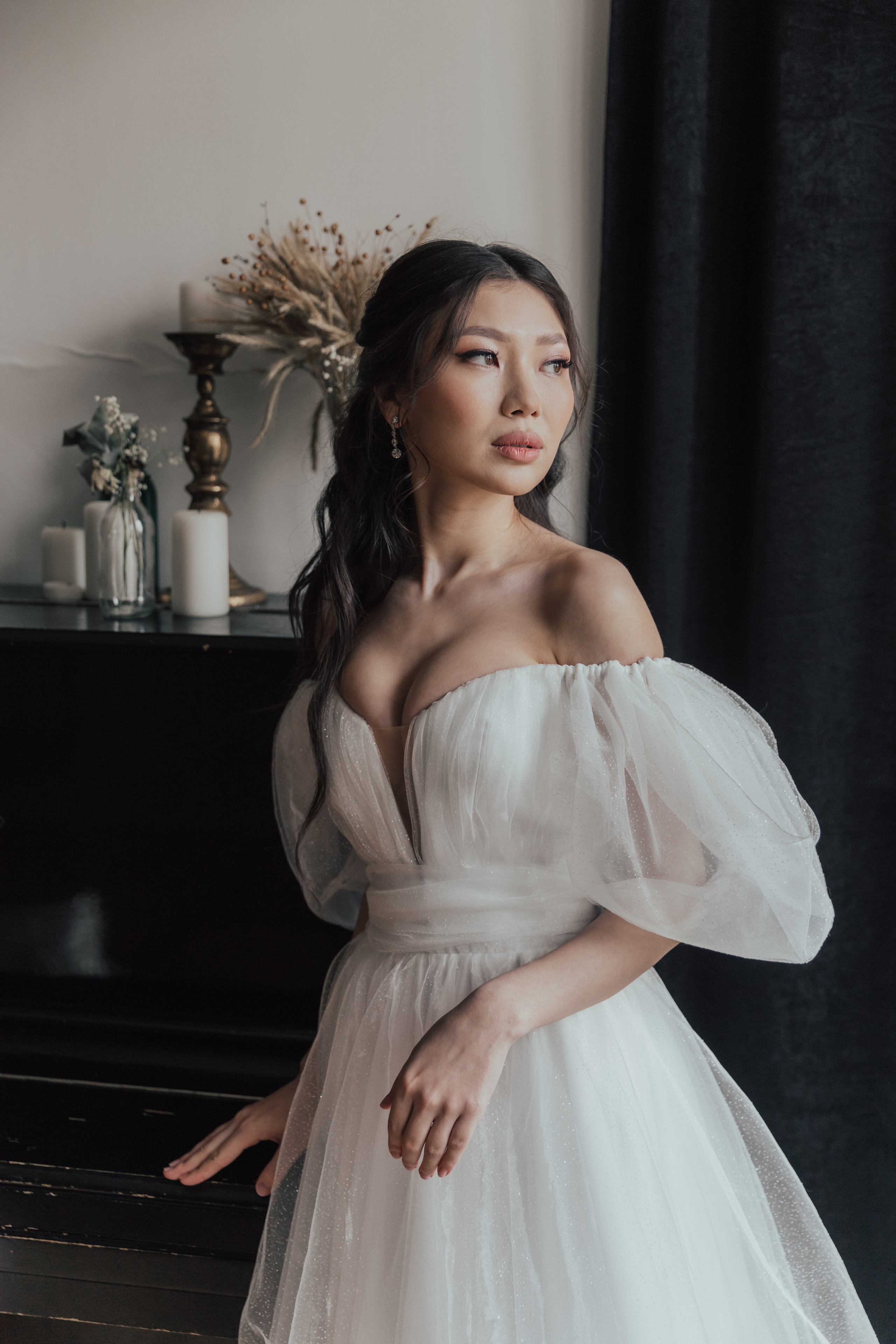 Невеста в студии. Свадебный фотограф Элина Чу, Элиста Калмыкия