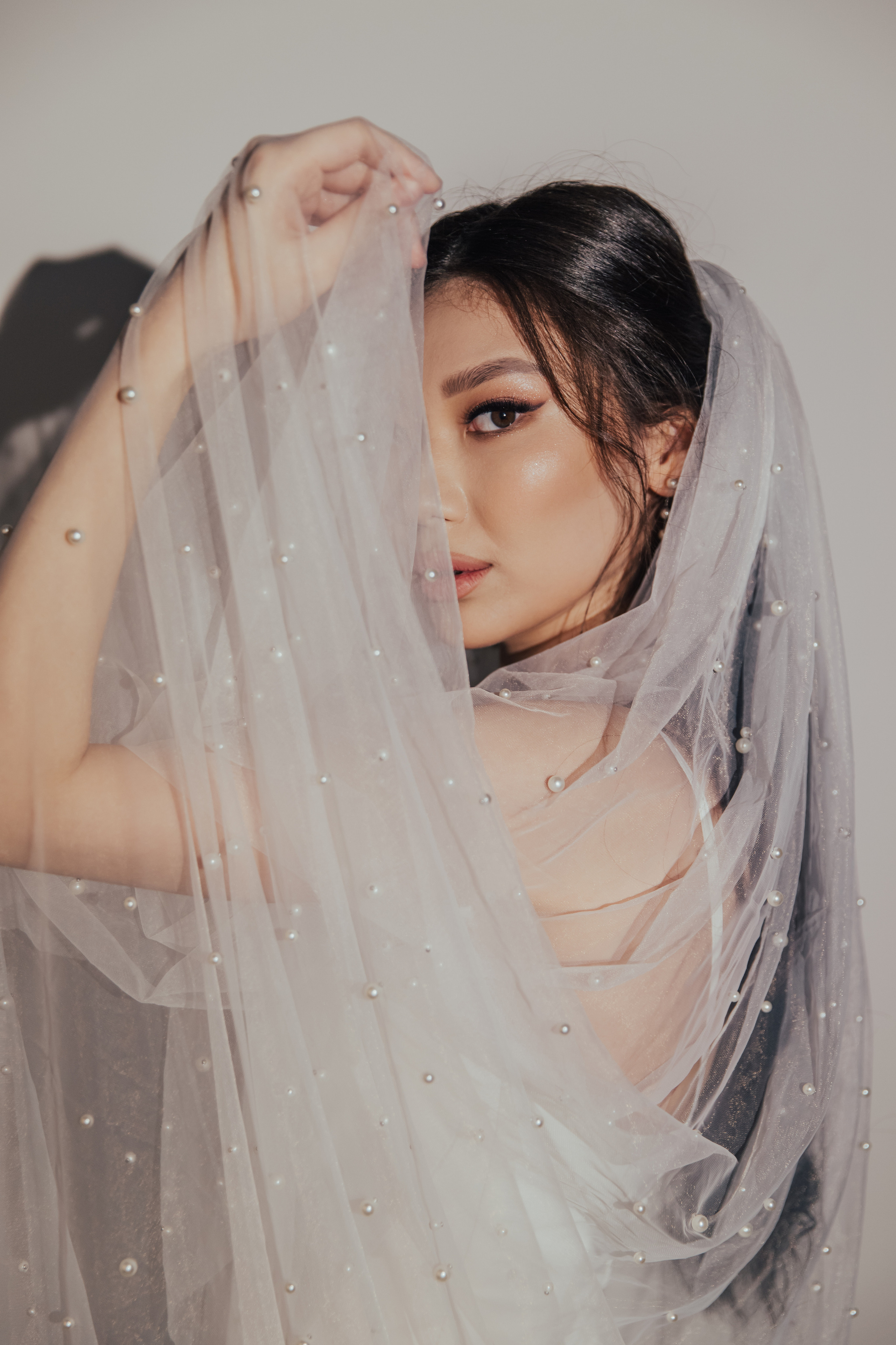 Невеста в студии. Свадебный фотограф Элина Чу, Элиста Калмыкия